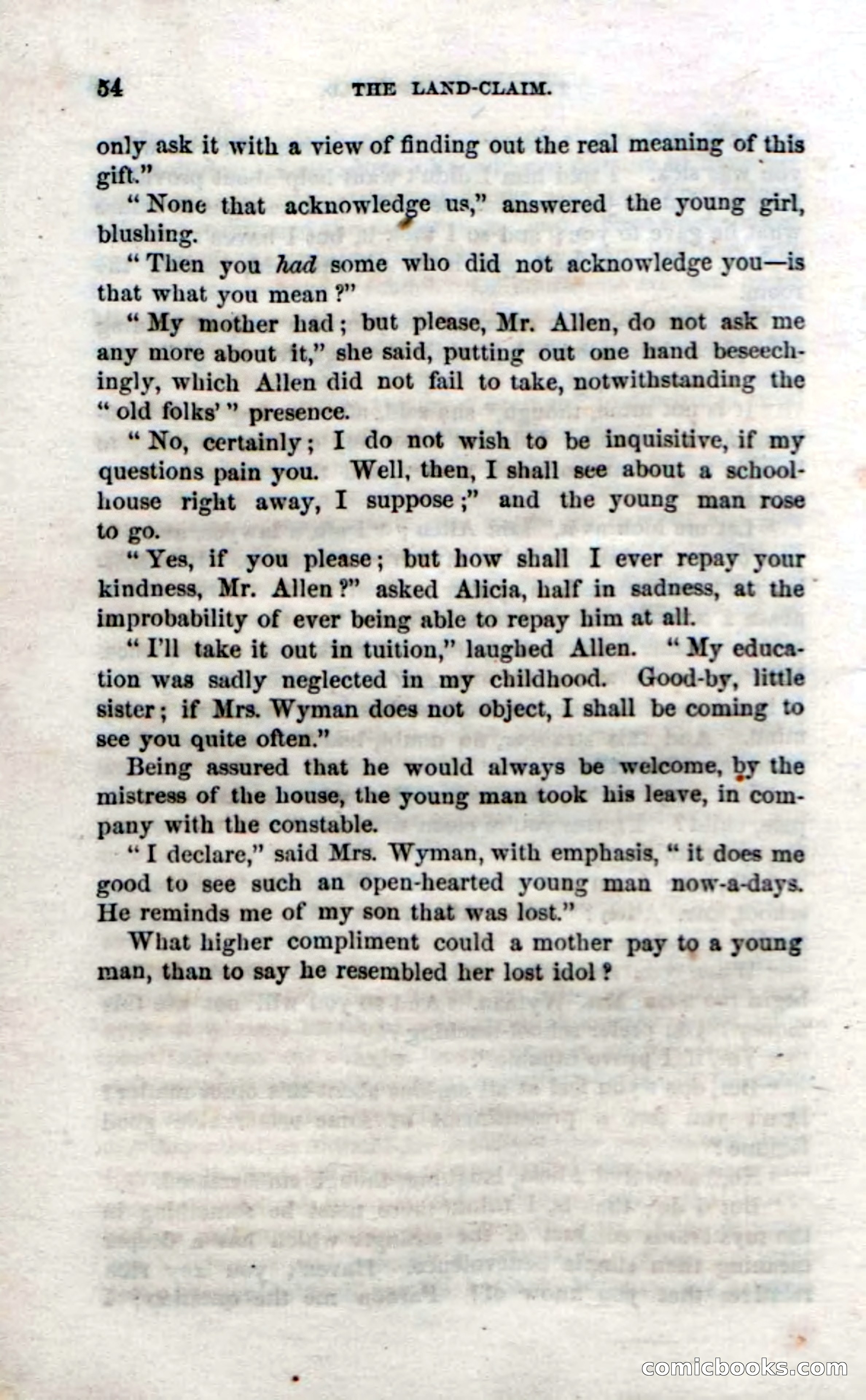 The Land Claim — page 58 of 134