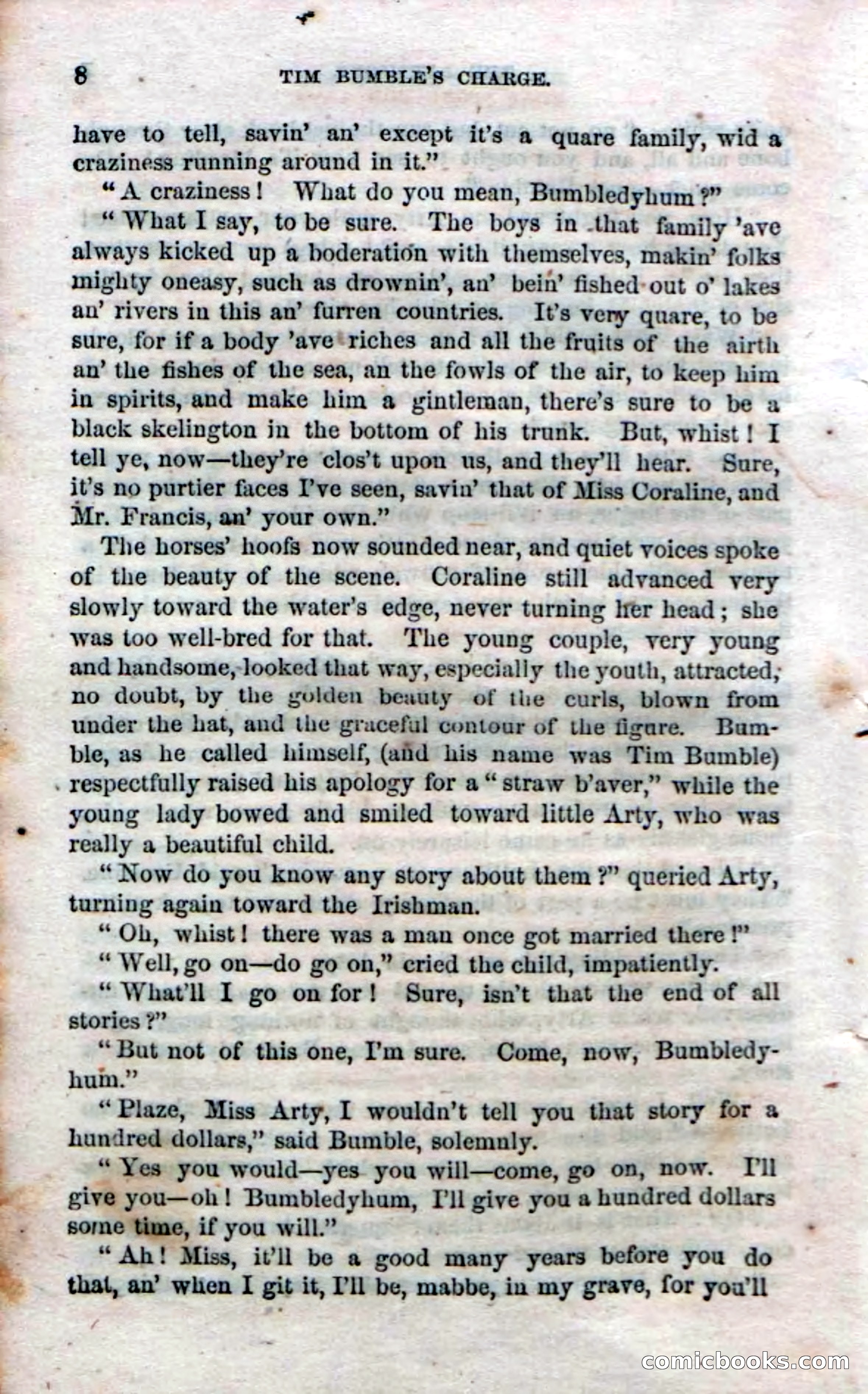 Beadle's Dime Novels No. 47: Tim Bumble's Charge — page 10 of 100