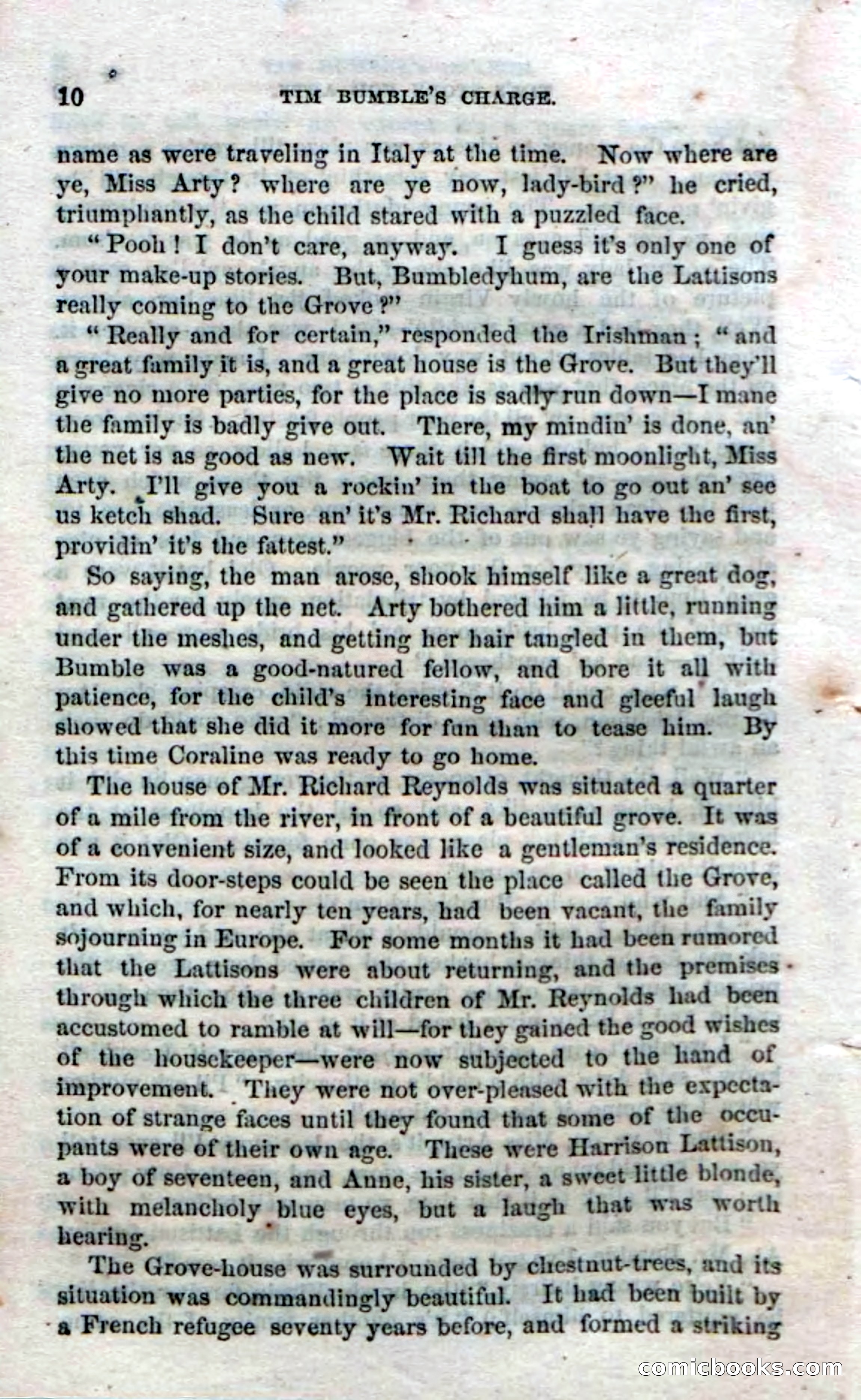Beadle's Dime Novels No. 47: Tim Bumble's Charge — page 12 of 100