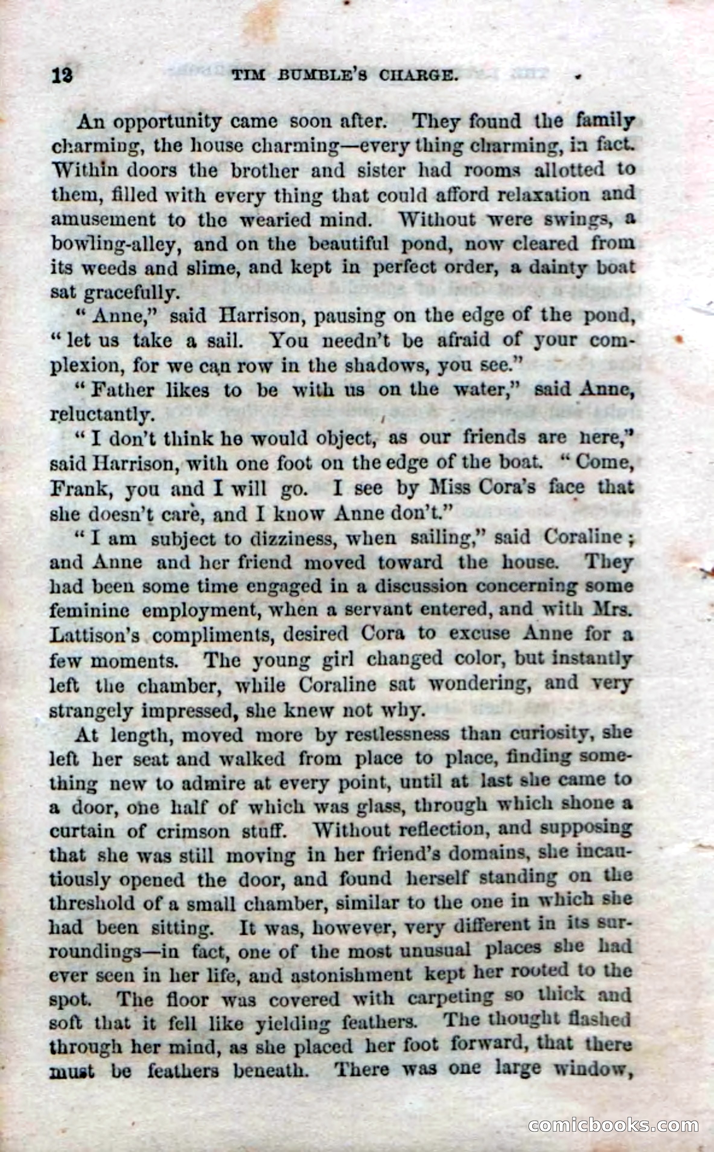 Beadle's Dime Novels No. 47: Tim Bumble's Charge — page 14 of 100