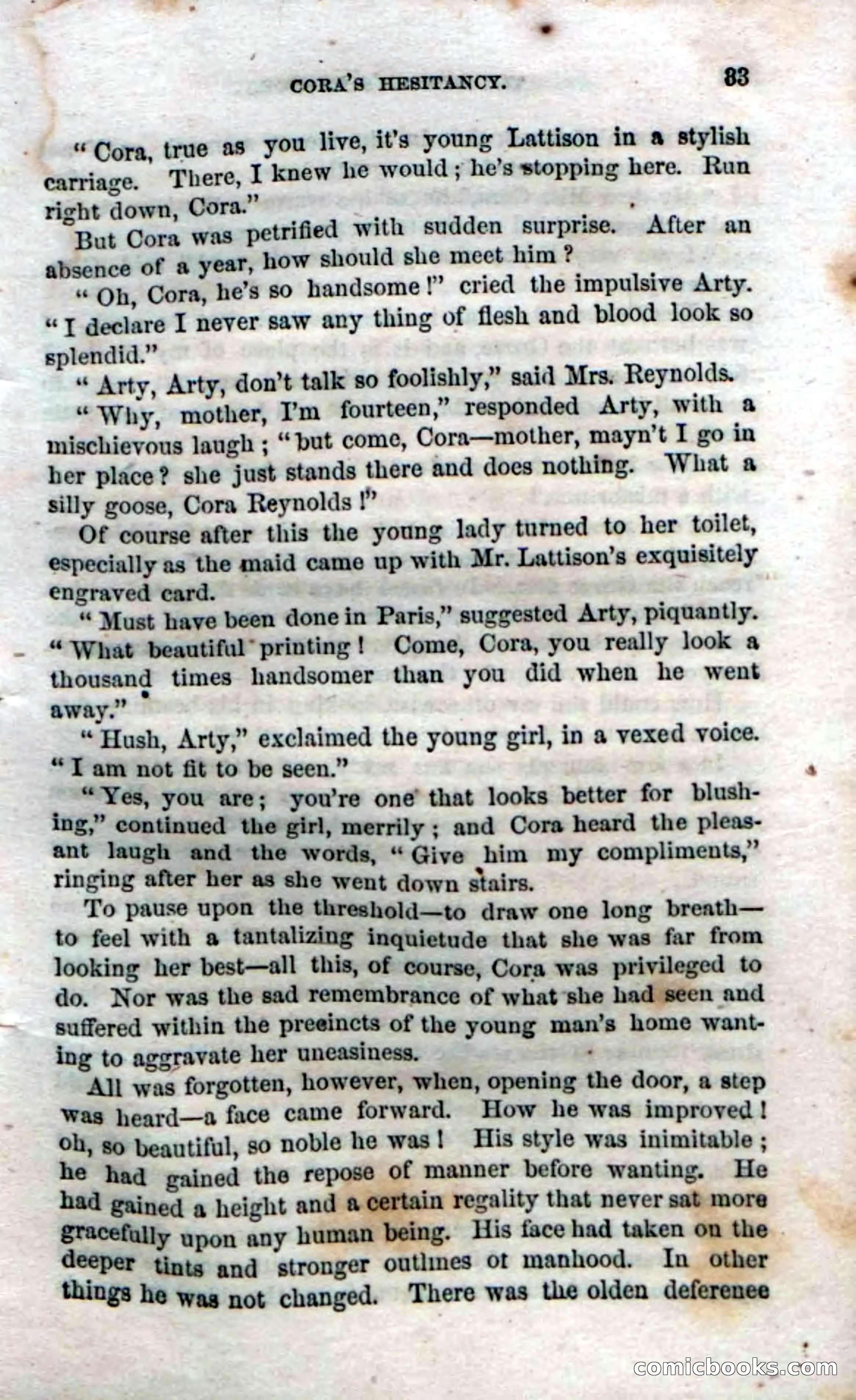 Beadle's Dime Novels No. 47: Tim Bumble's Charge — page 35 of 100