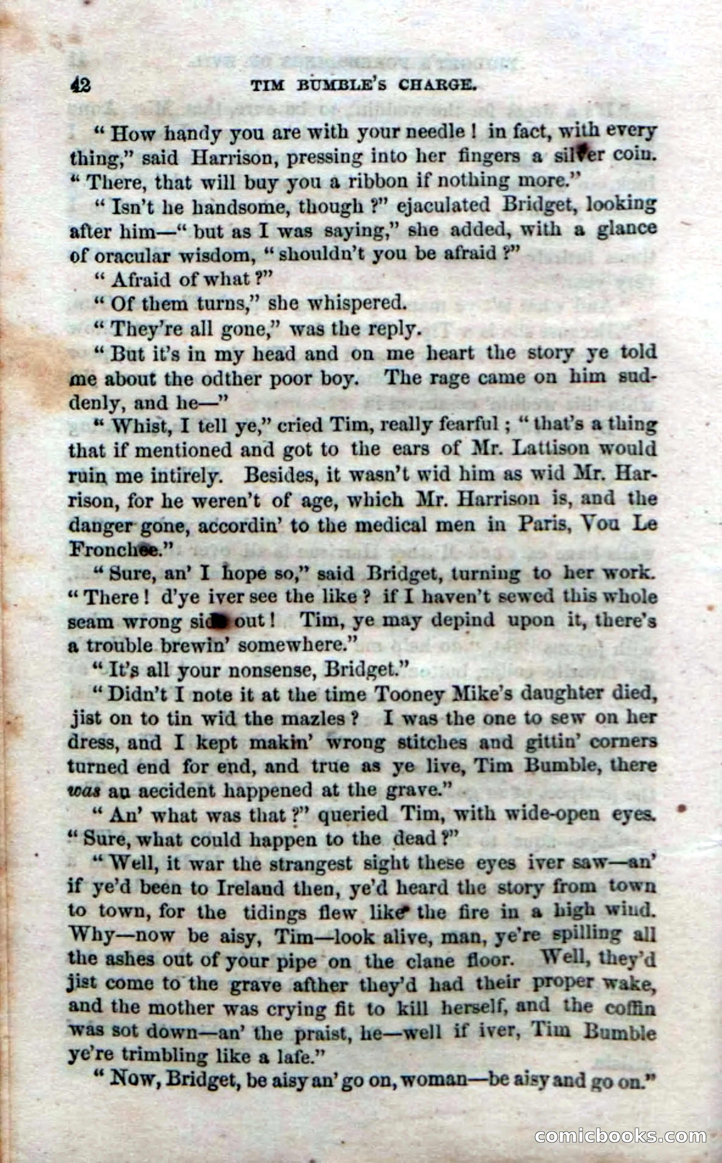 Beadle's Dime Novels No. 47: Tim Bumble's Charge — page 44 of 100