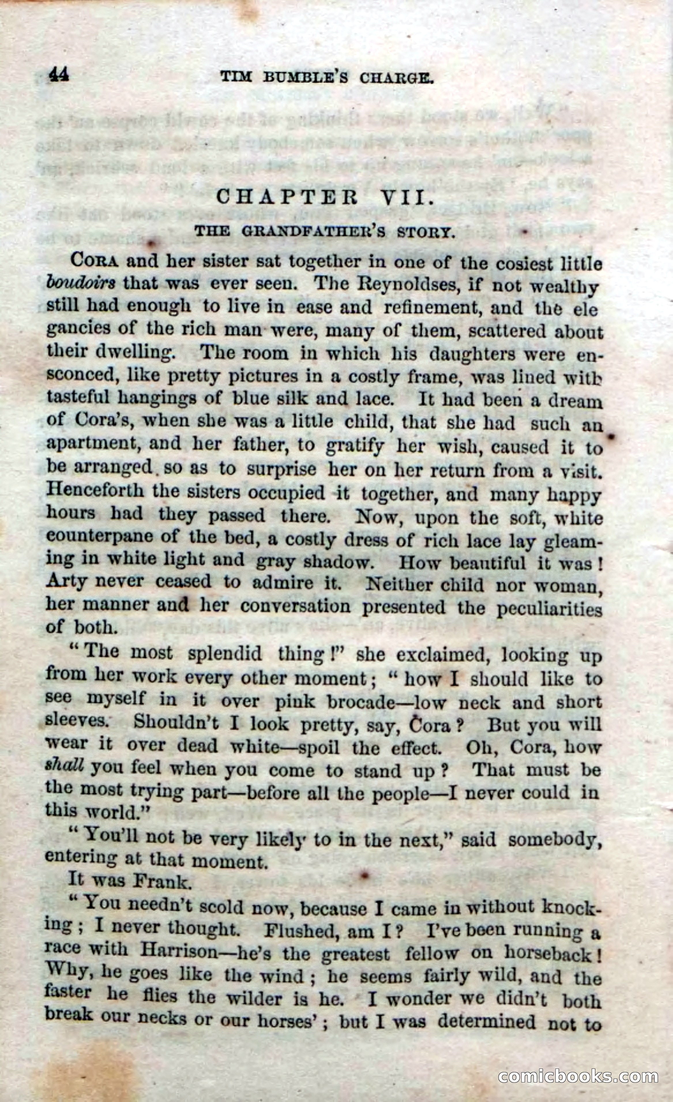 Beadle's Dime Novels No. 47: Tim Bumble's Charge — page 46 of 100