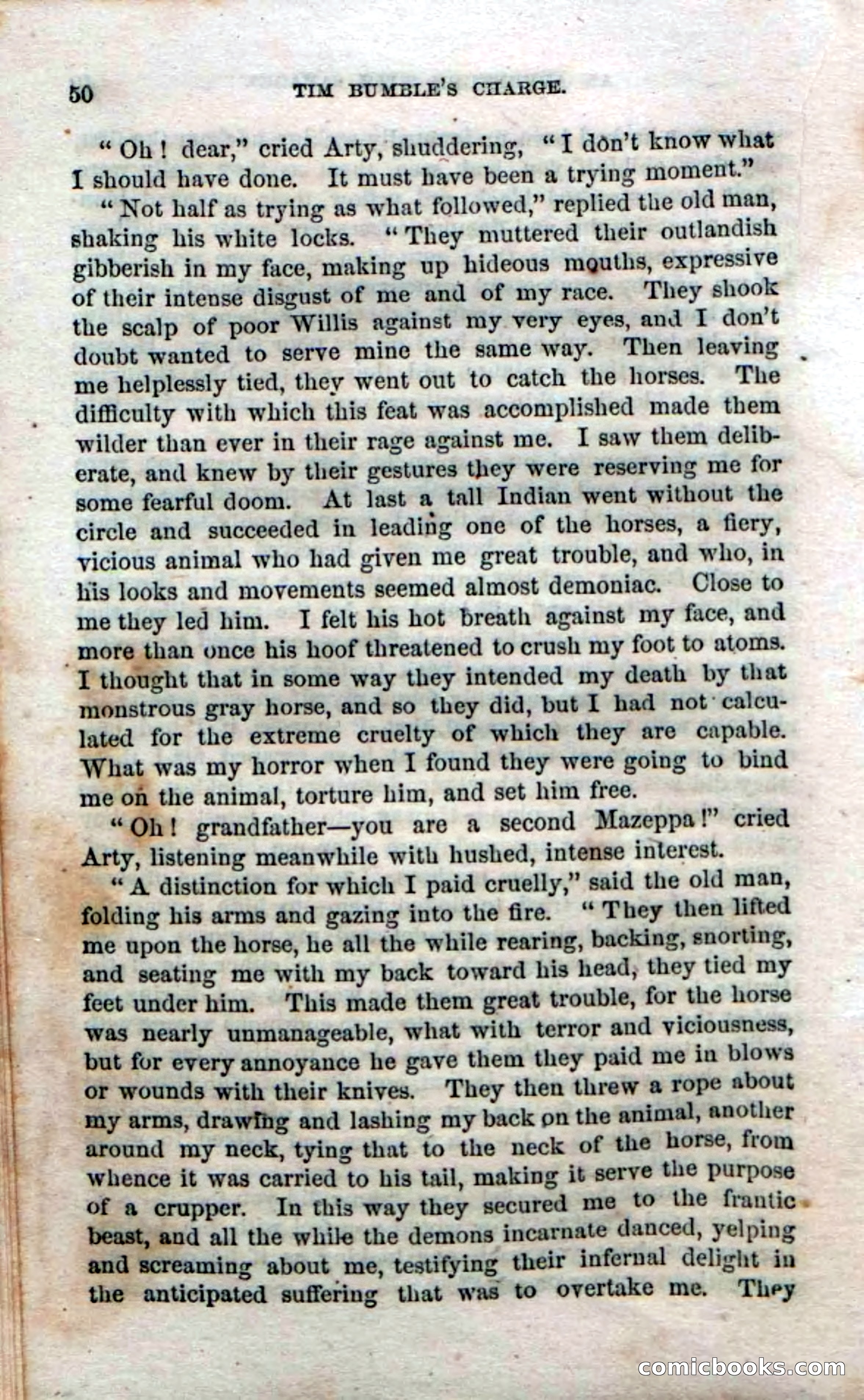 Beadle's Dime Novels No. 47: Tim Bumble's Charge — page 52 of 100