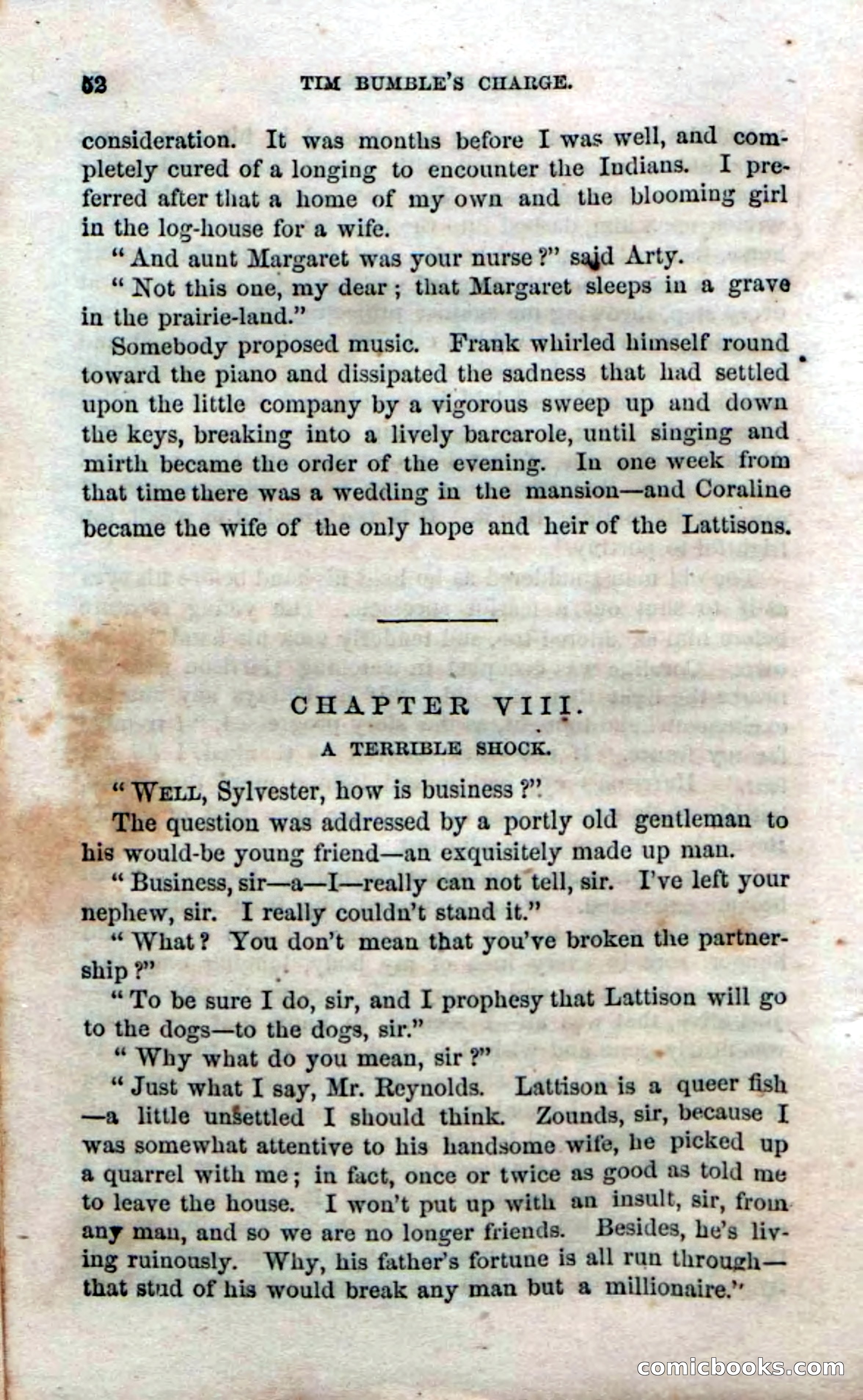Beadle's Dime Novels No. 47: Tim Bumble's Charge — page 54 of 100