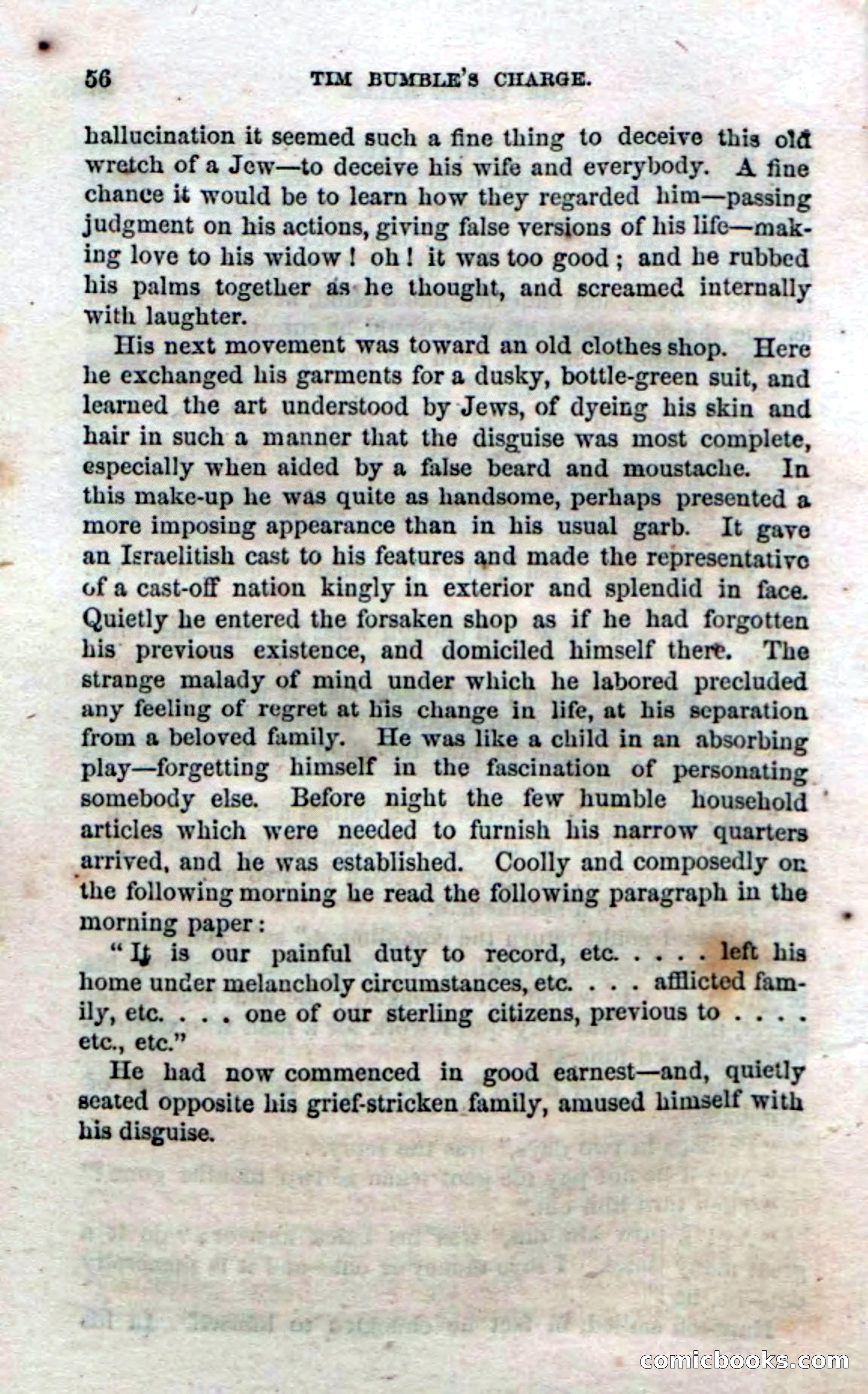 Beadle's Dime Novels No. 47: Tim Bumble's Charge — page 58 of 100