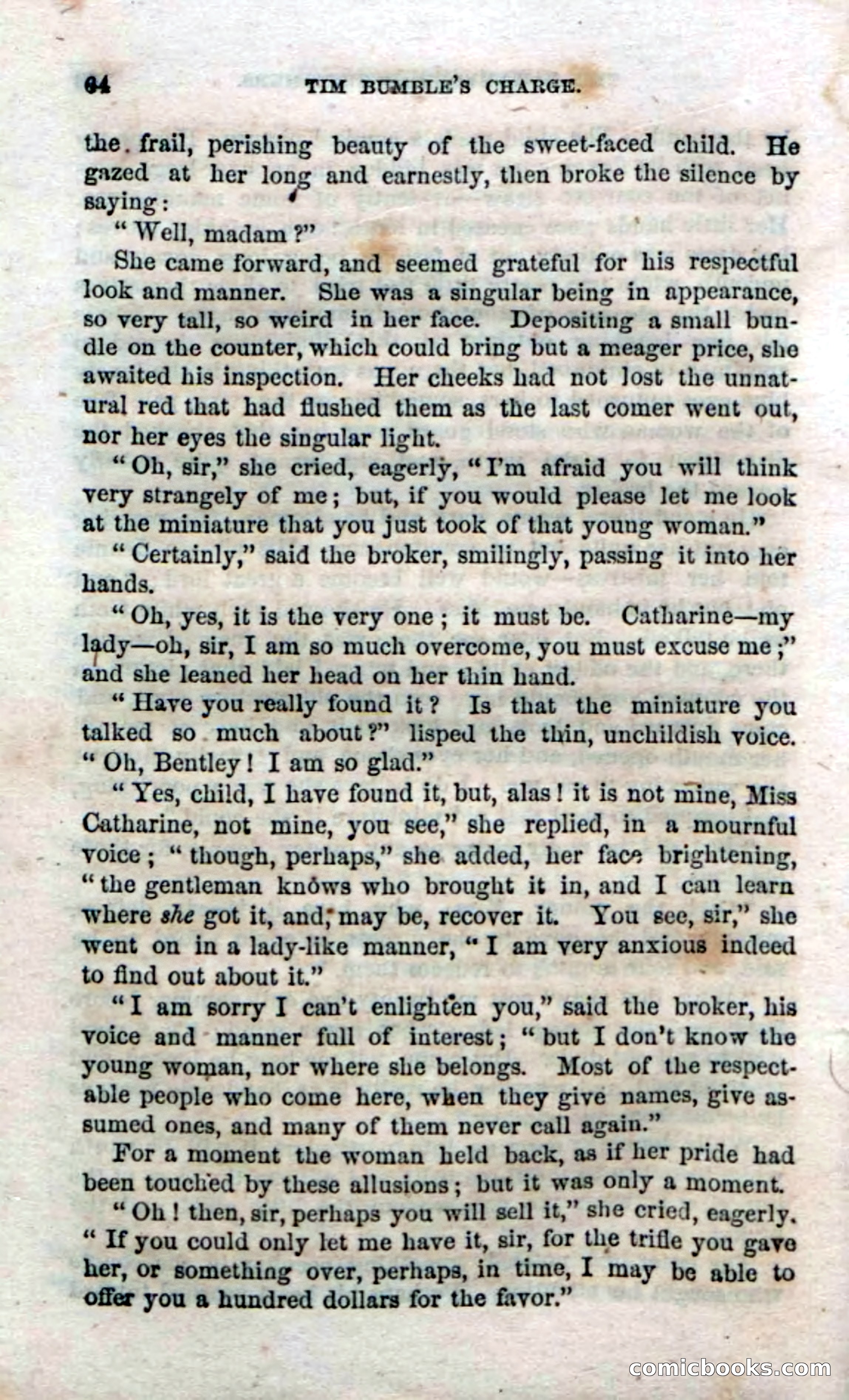 Beadle's Dime Novels No. 47: Tim Bumble's Charge — page 66 of 100