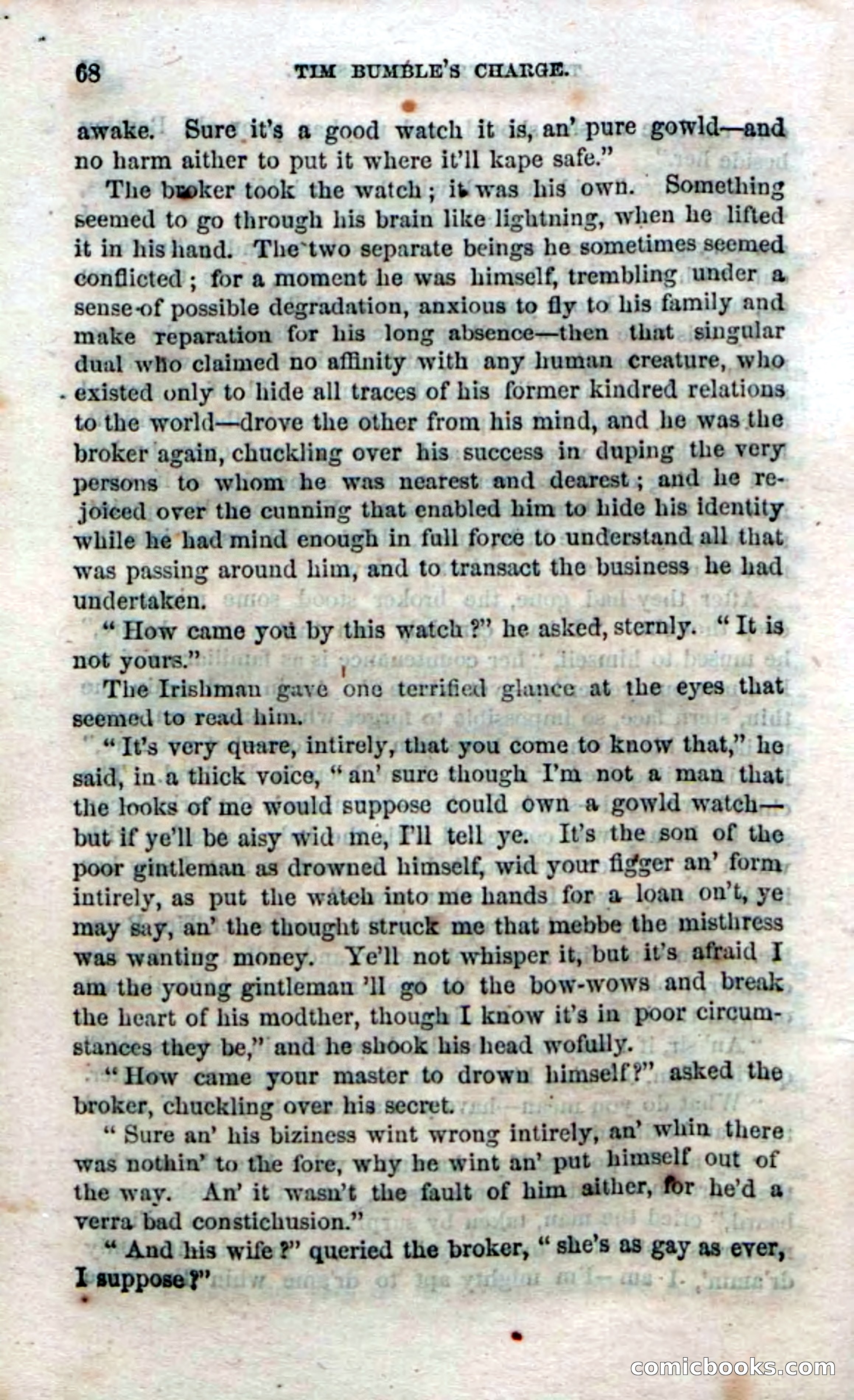 Beadle's Dime Novels No. 47: Tim Bumble's Charge — page 70 of 100