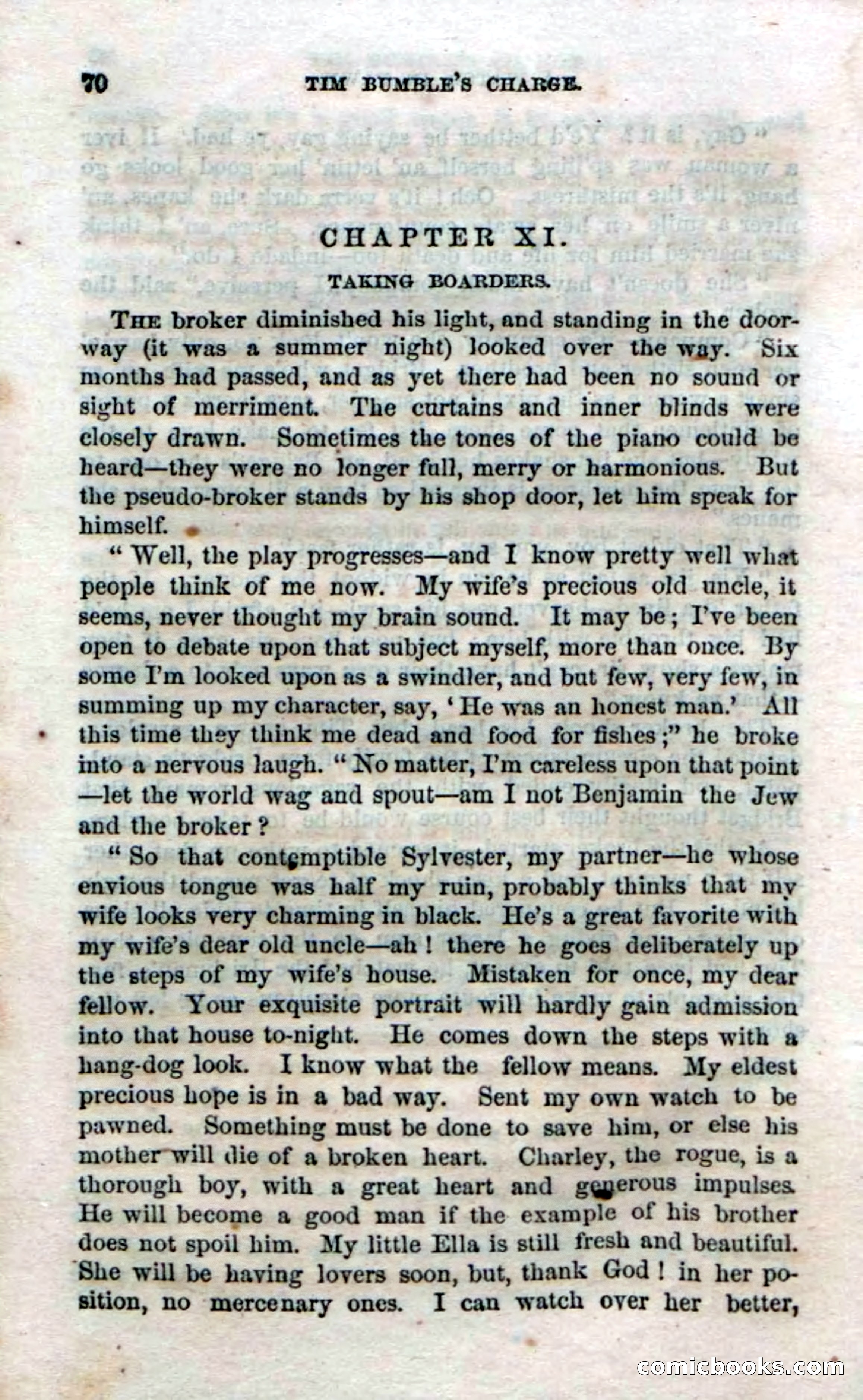 Beadle's Dime Novels No. 47: Tim Bumble's Charge — page 72 of 100