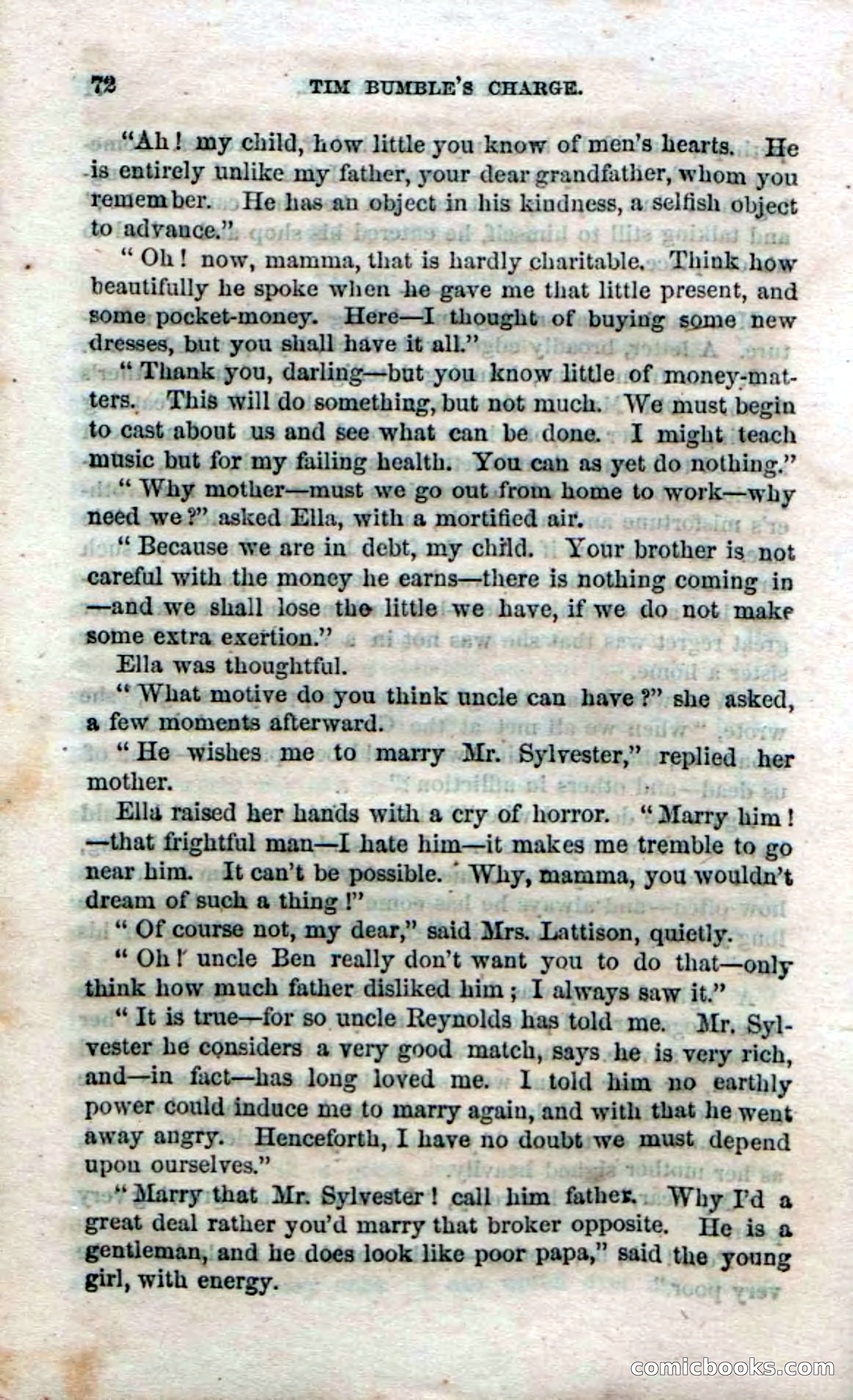 Beadle's Dime Novels No. 47: Tim Bumble's Charge — page 74 of 100