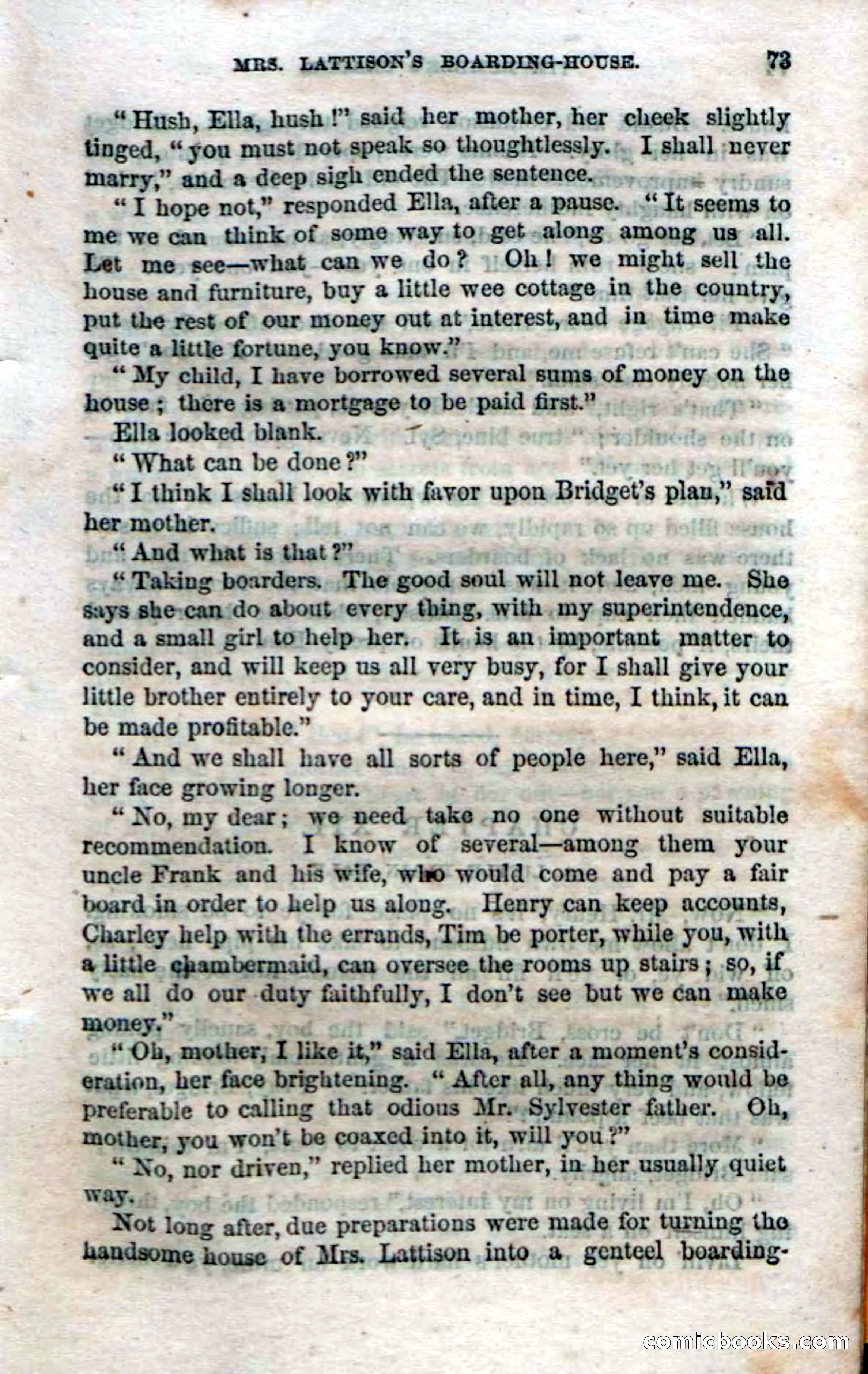 Beadle's Dime Novels No. 47: Tim Bumble's Charge — page 75 of 100