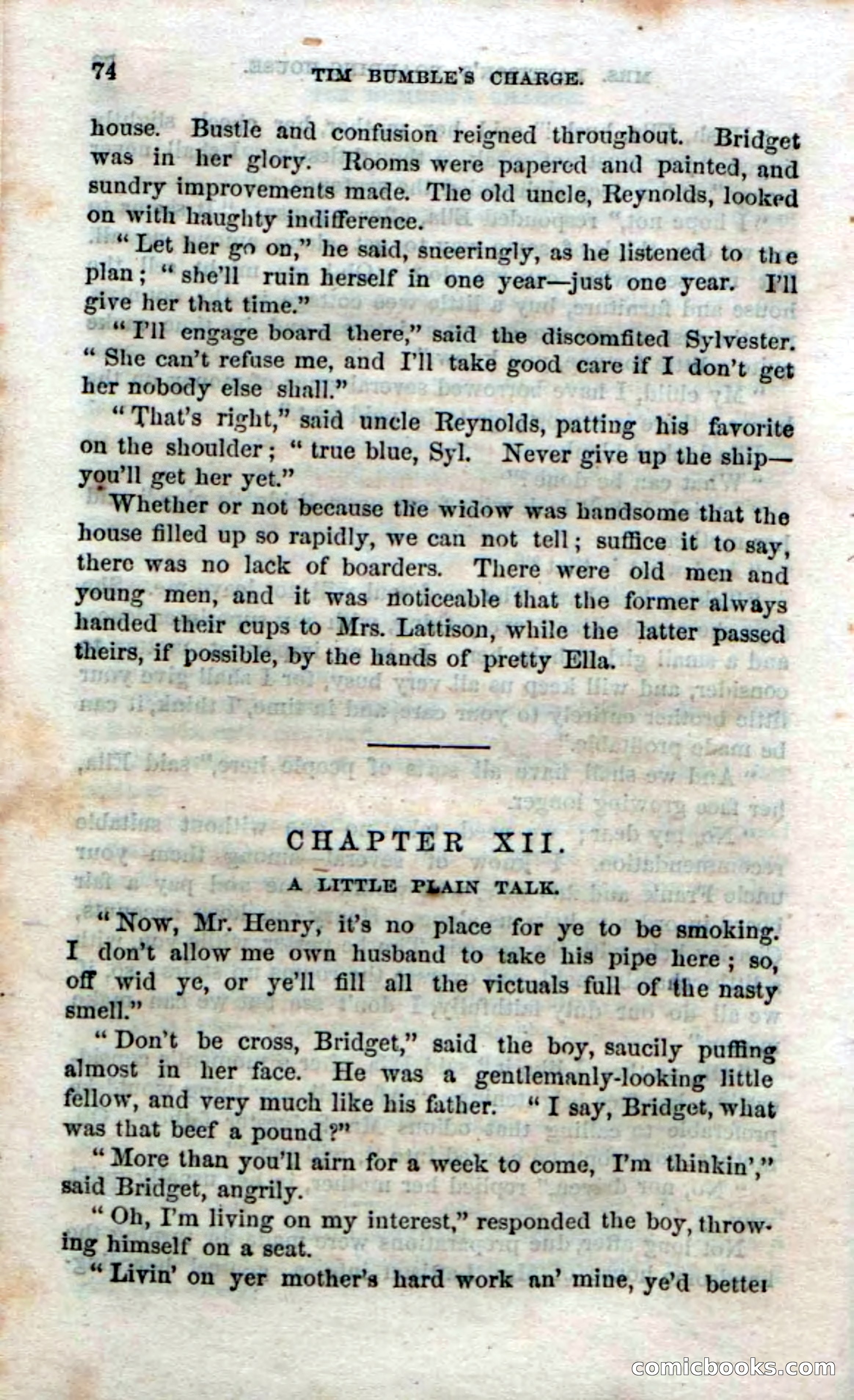 Beadle's Dime Novels No. 47: Tim Bumble's Charge — page 76 of 100