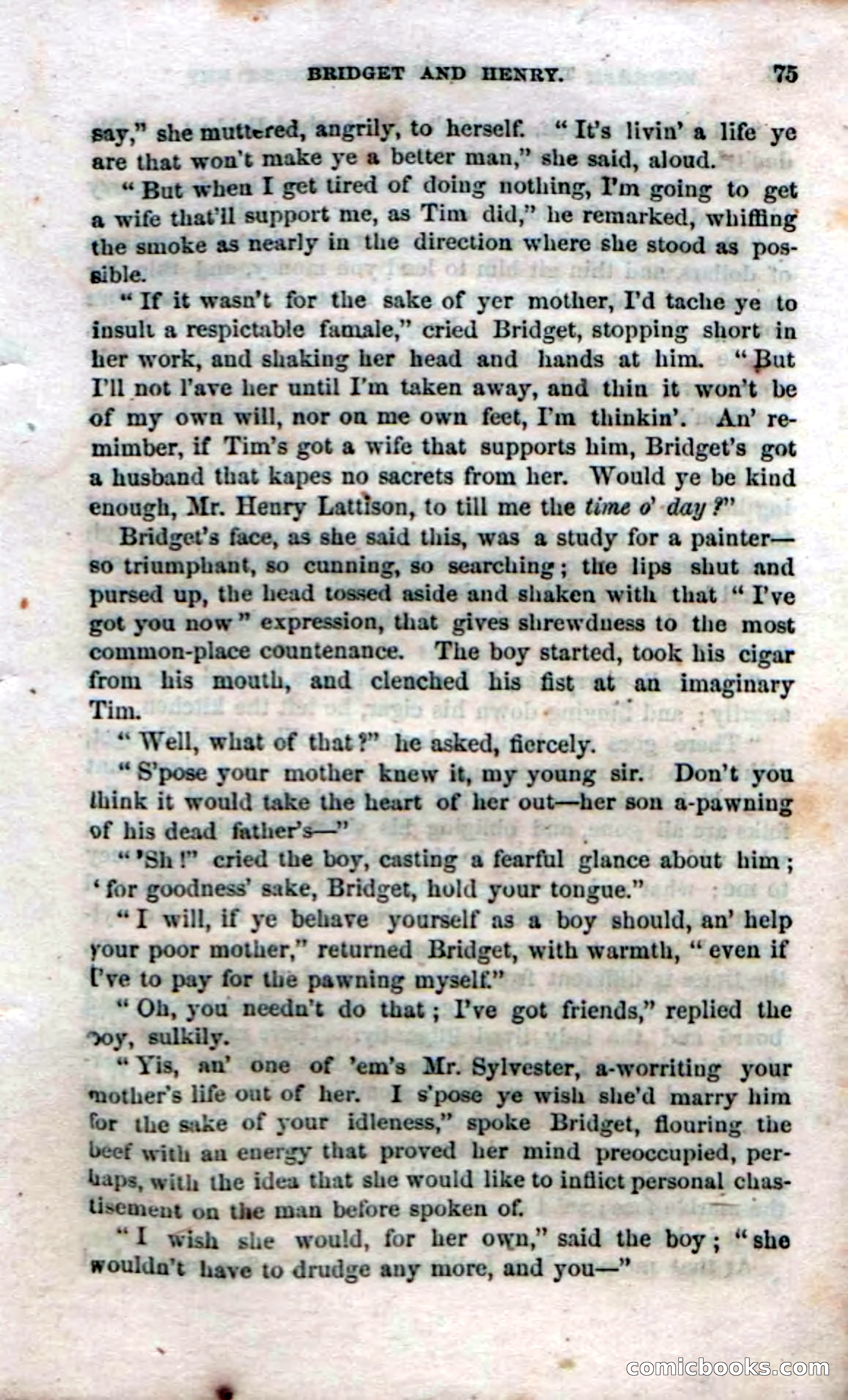 Beadle's Dime Novels No. 47: Tim Bumble's Charge — page 77 of 100