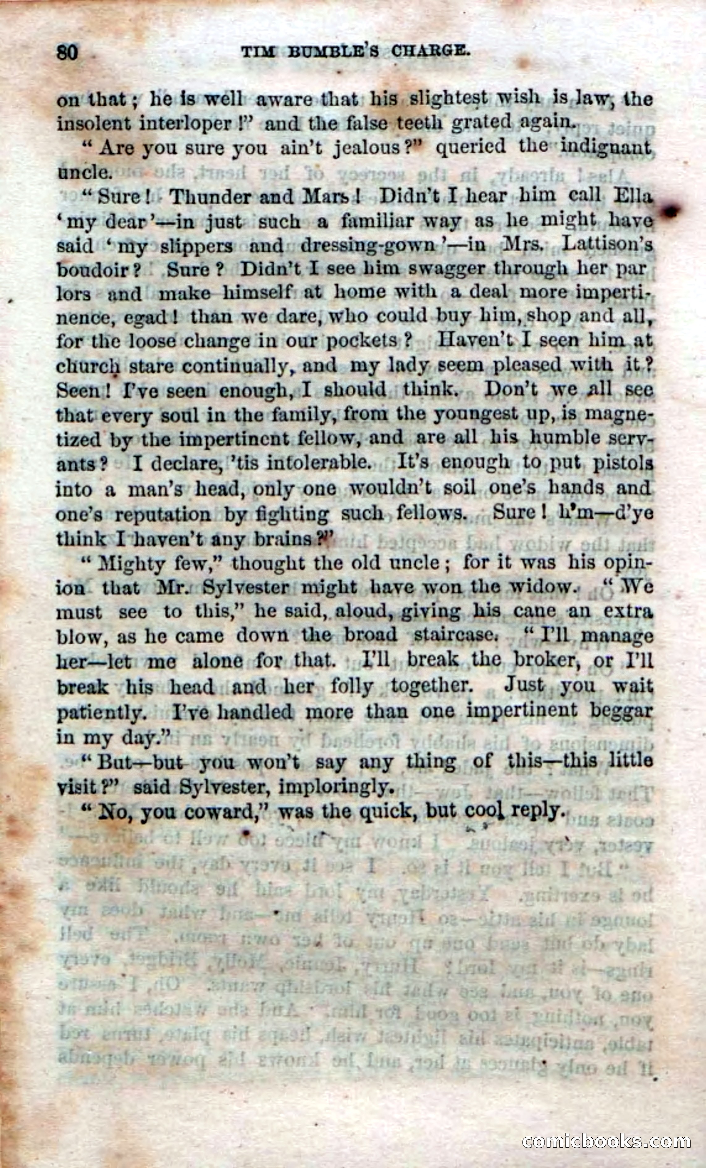 Beadle's Dime Novels No. 47: Tim Bumble's Charge — page 82 of 100