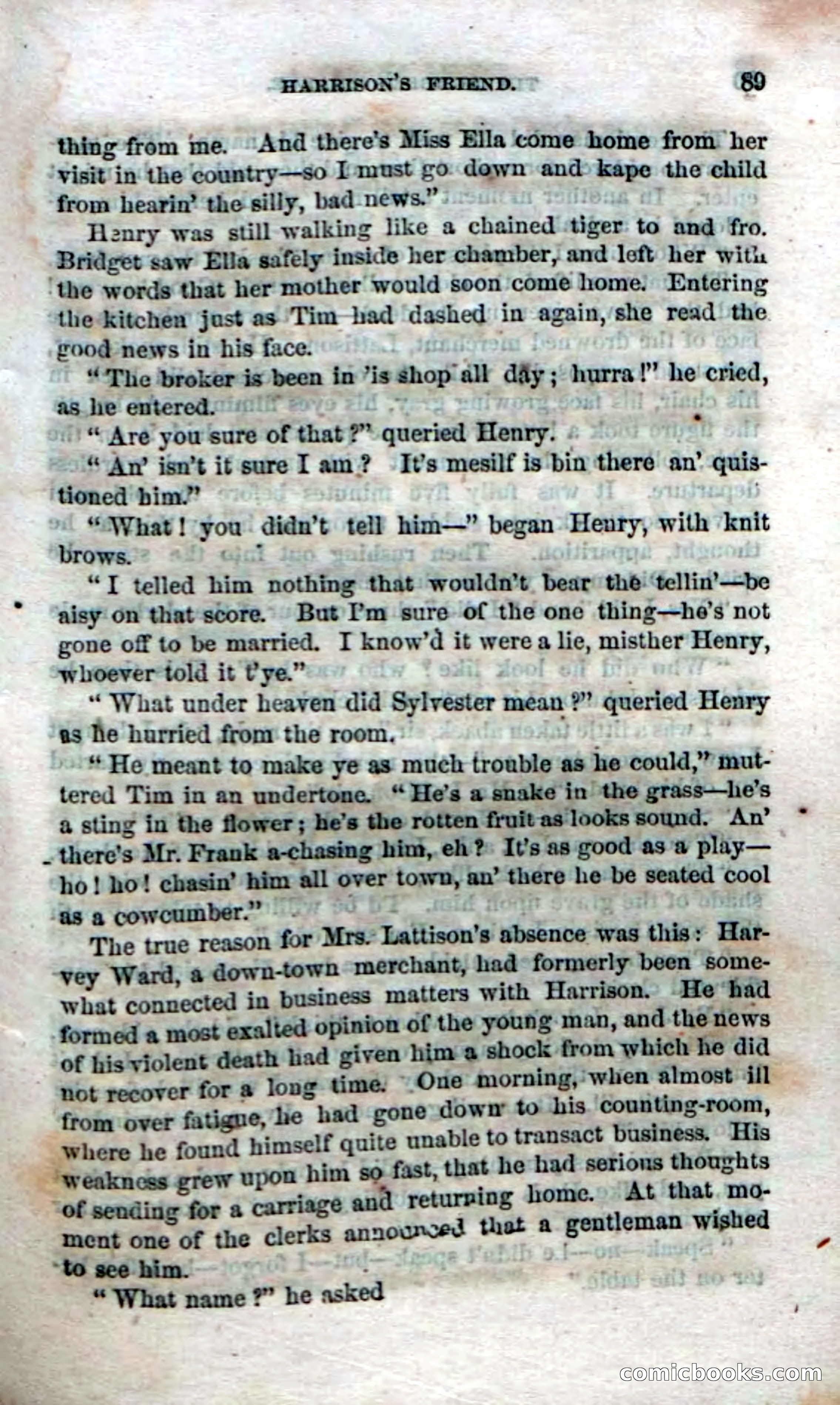 Beadle's Dime Novels No. 47: Tim Bumble's Charge — page 91 of 100