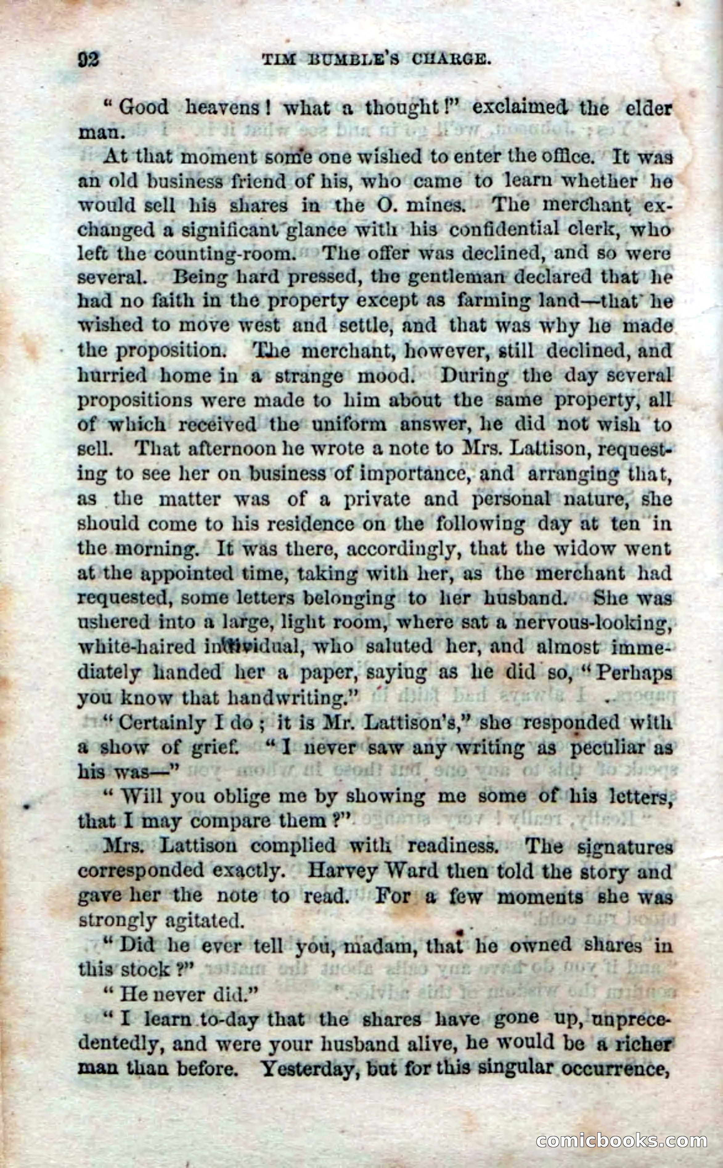 Beadle's Dime Novels No. 47: Tim Bumble's Charge — page 94 of 100