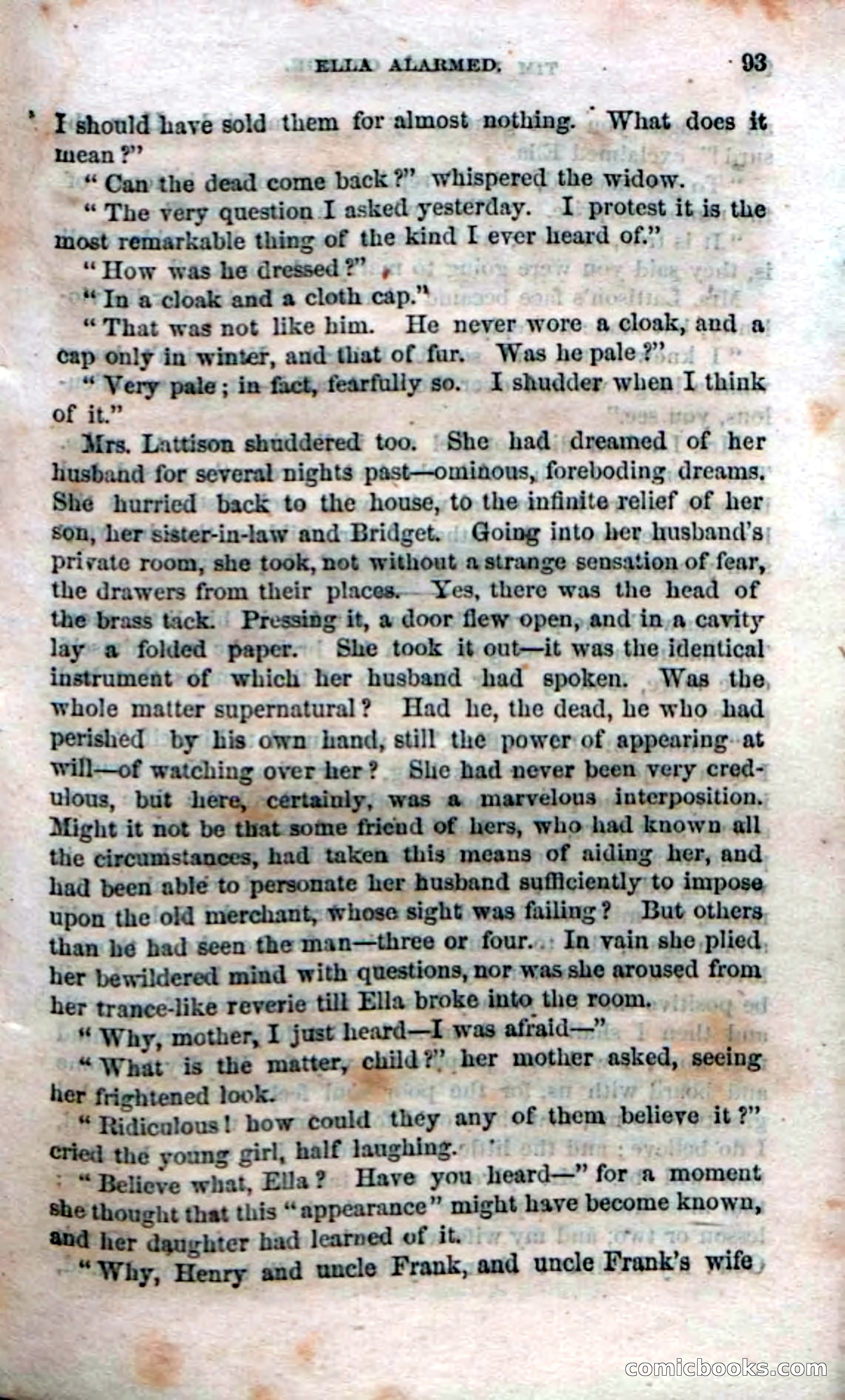 Beadle's Dime Novels No. 47: Tim Bumble's Charge — page 95 of 100