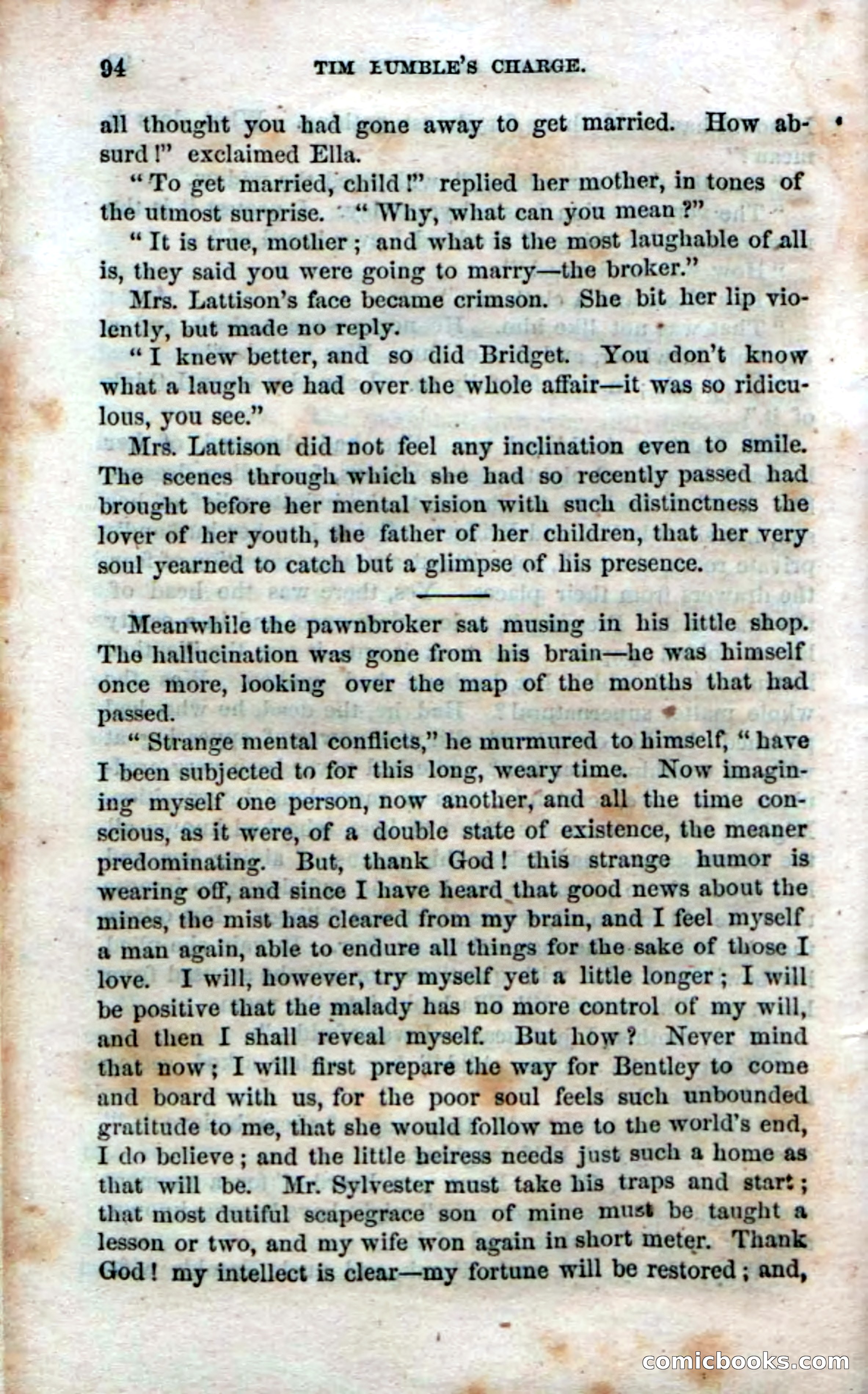 Beadle's Dime Novels No. 47: Tim Bumble's Charge — page 96 of 100