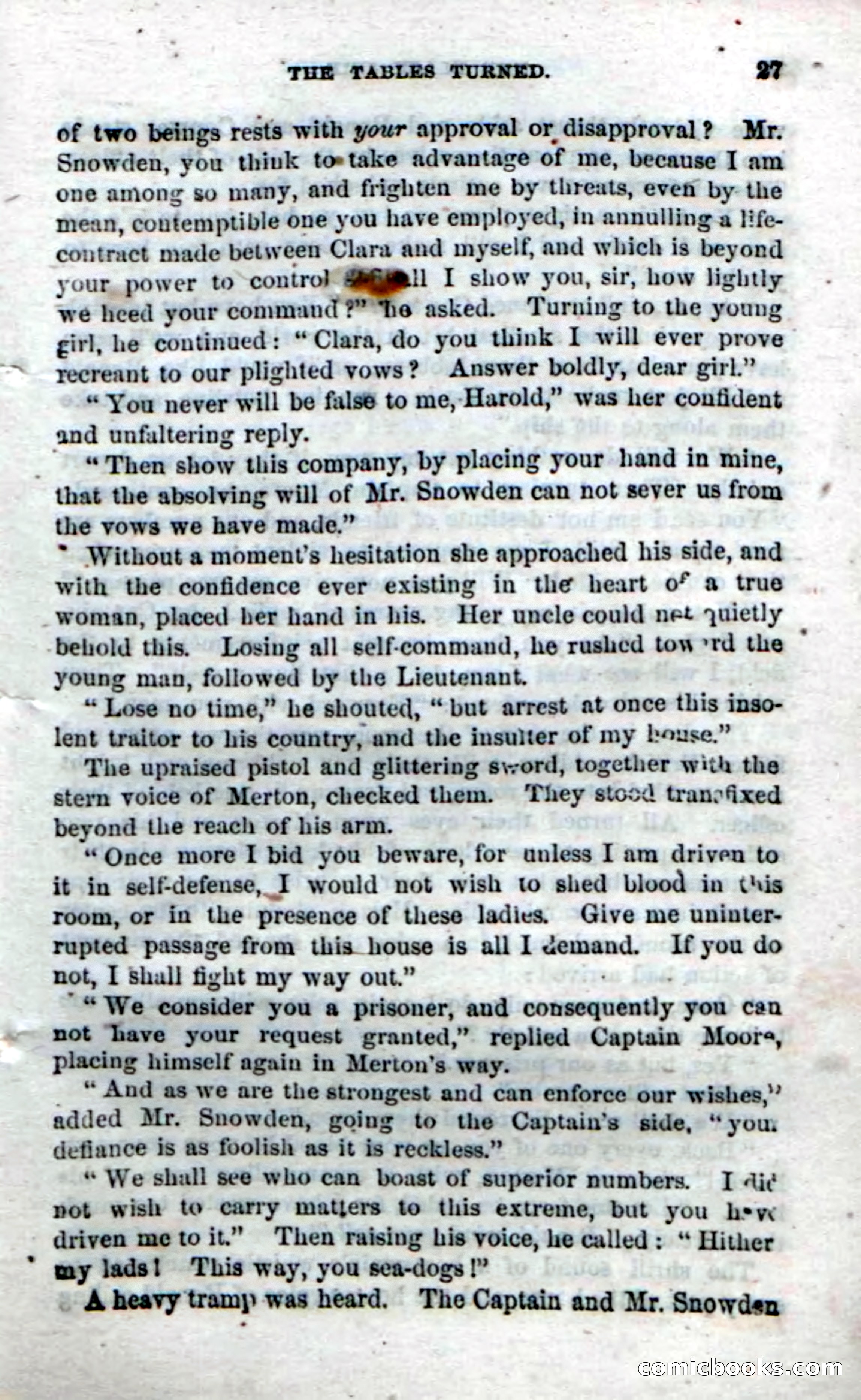 Beadle's Dime Novels No. 50: The Black Ship — page 29: Pulp Fiction, 1863