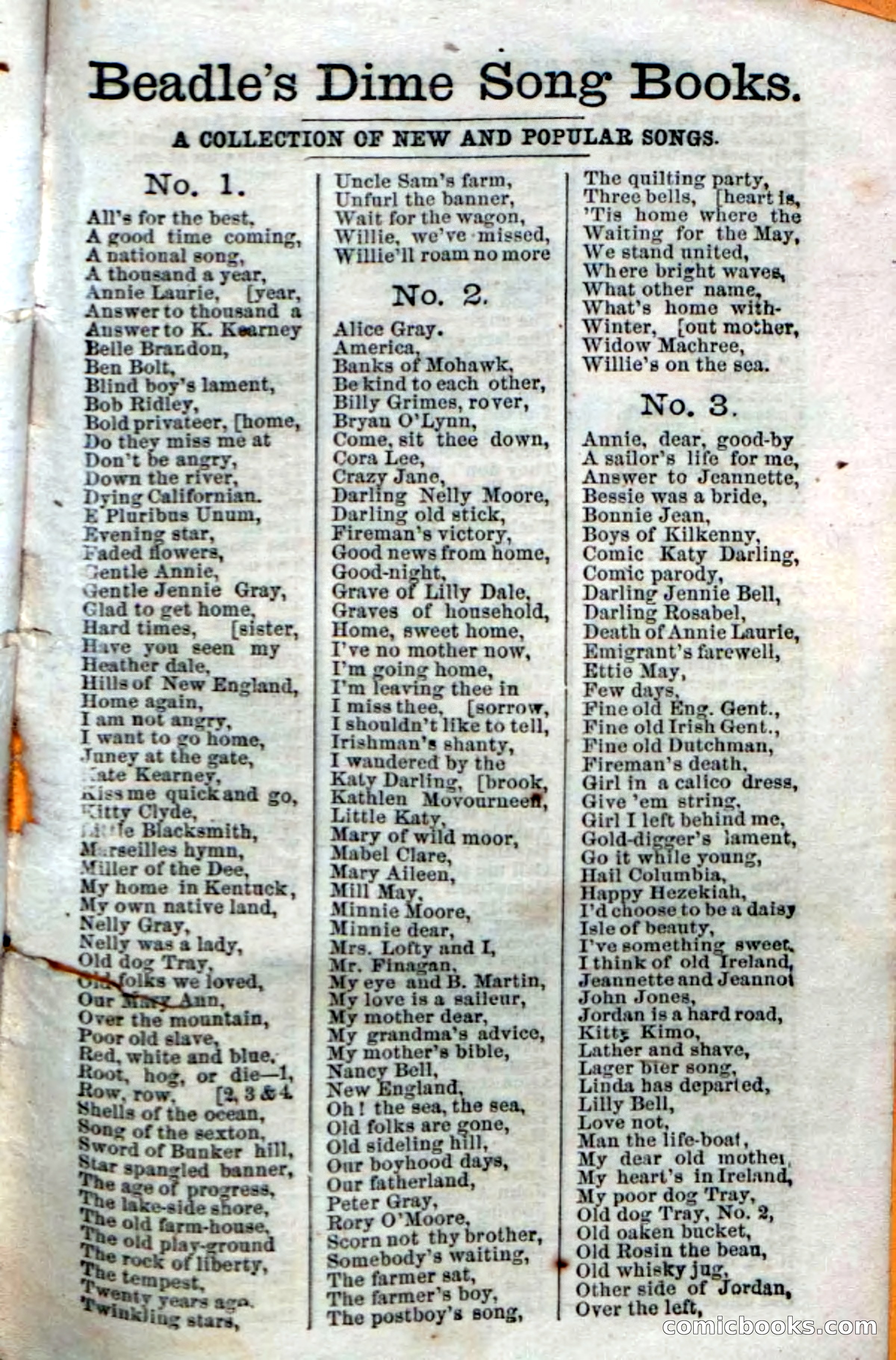 Beadle's Dime Novels No. 52: Single Eye — page 129: Pulp Fiction, 1863