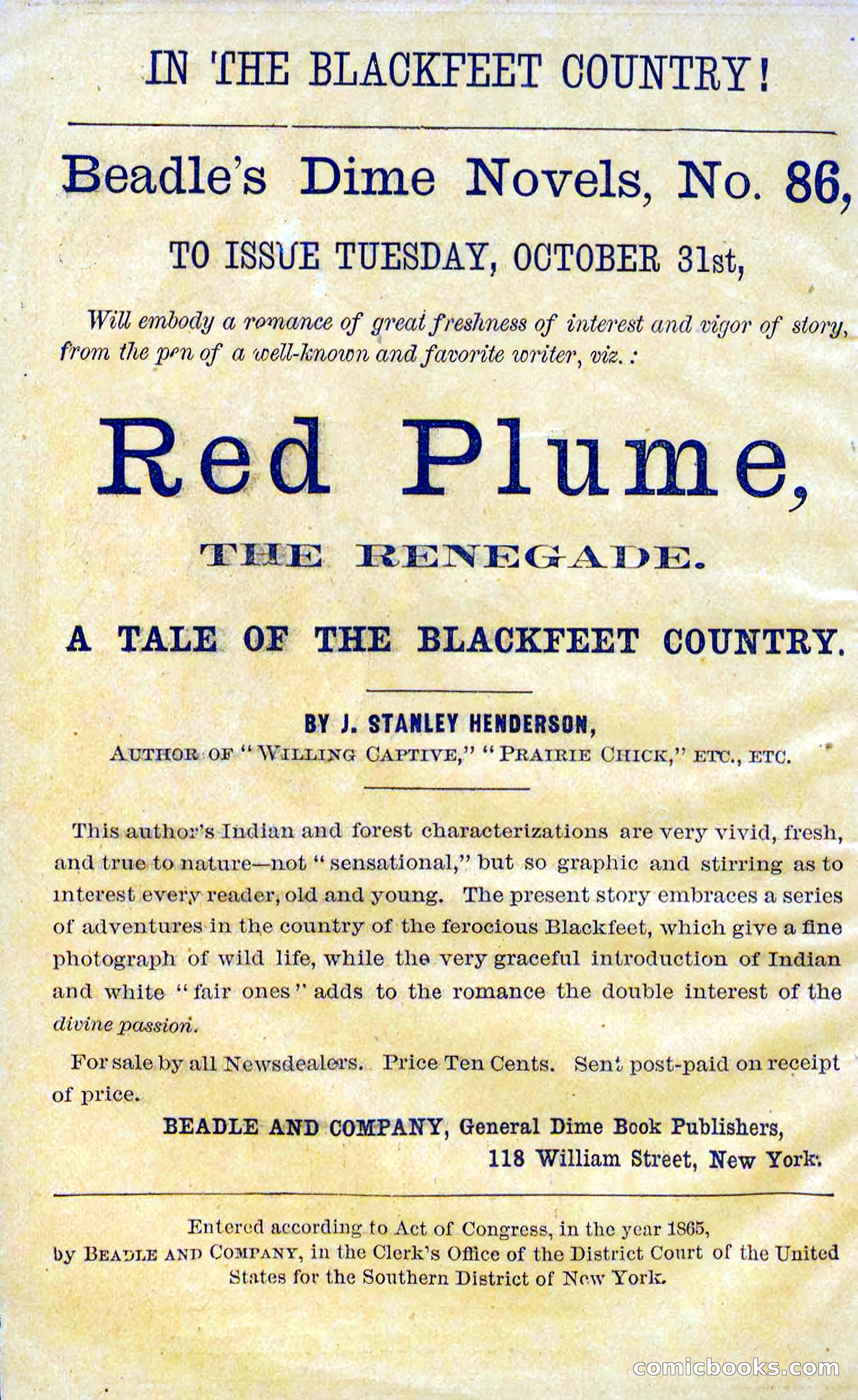 Beadle's Dime Novels No. 85: The Fugitives — page 2 of 100