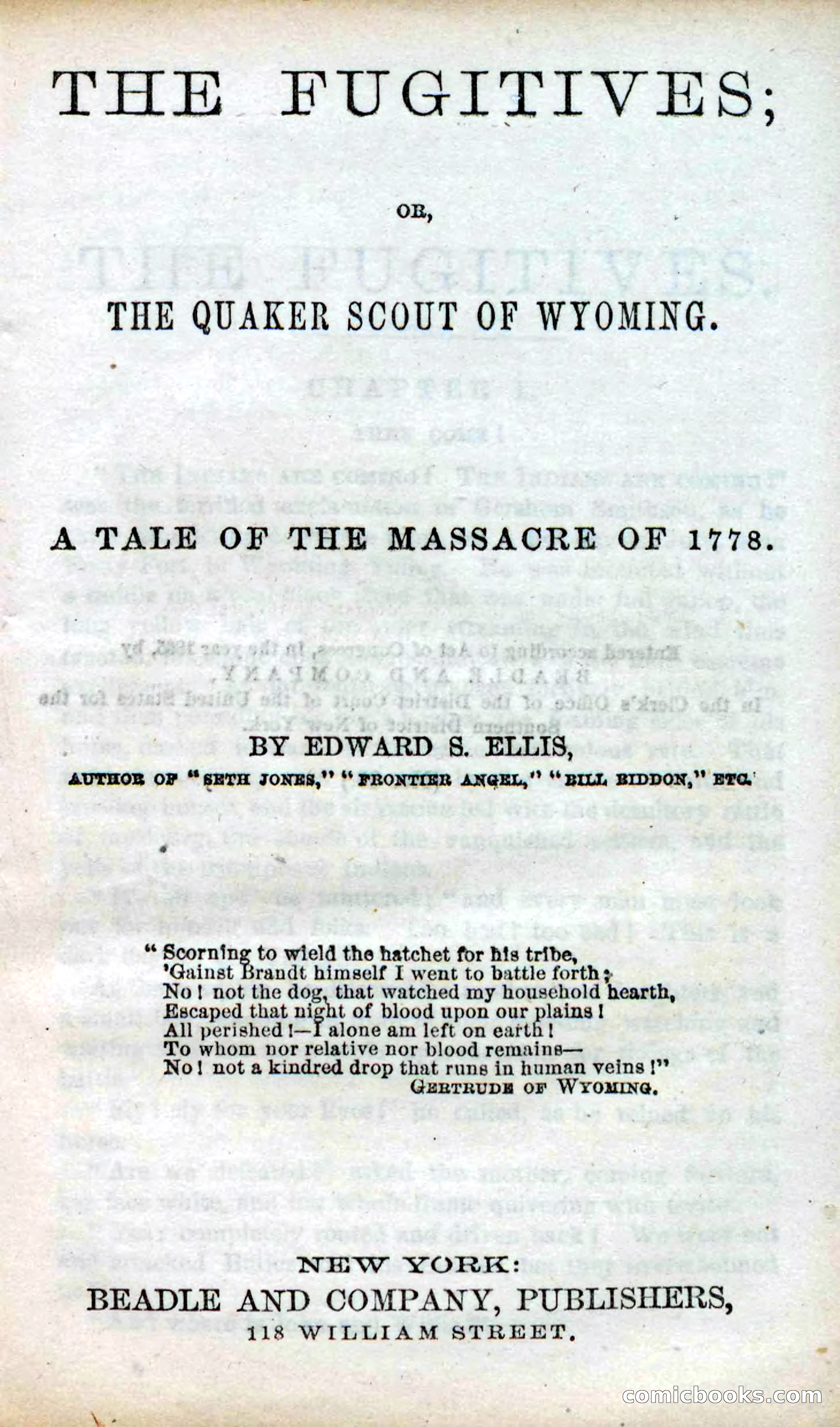Beadle's Dime Novels No. 85: The Fugitives — page 5 of 100