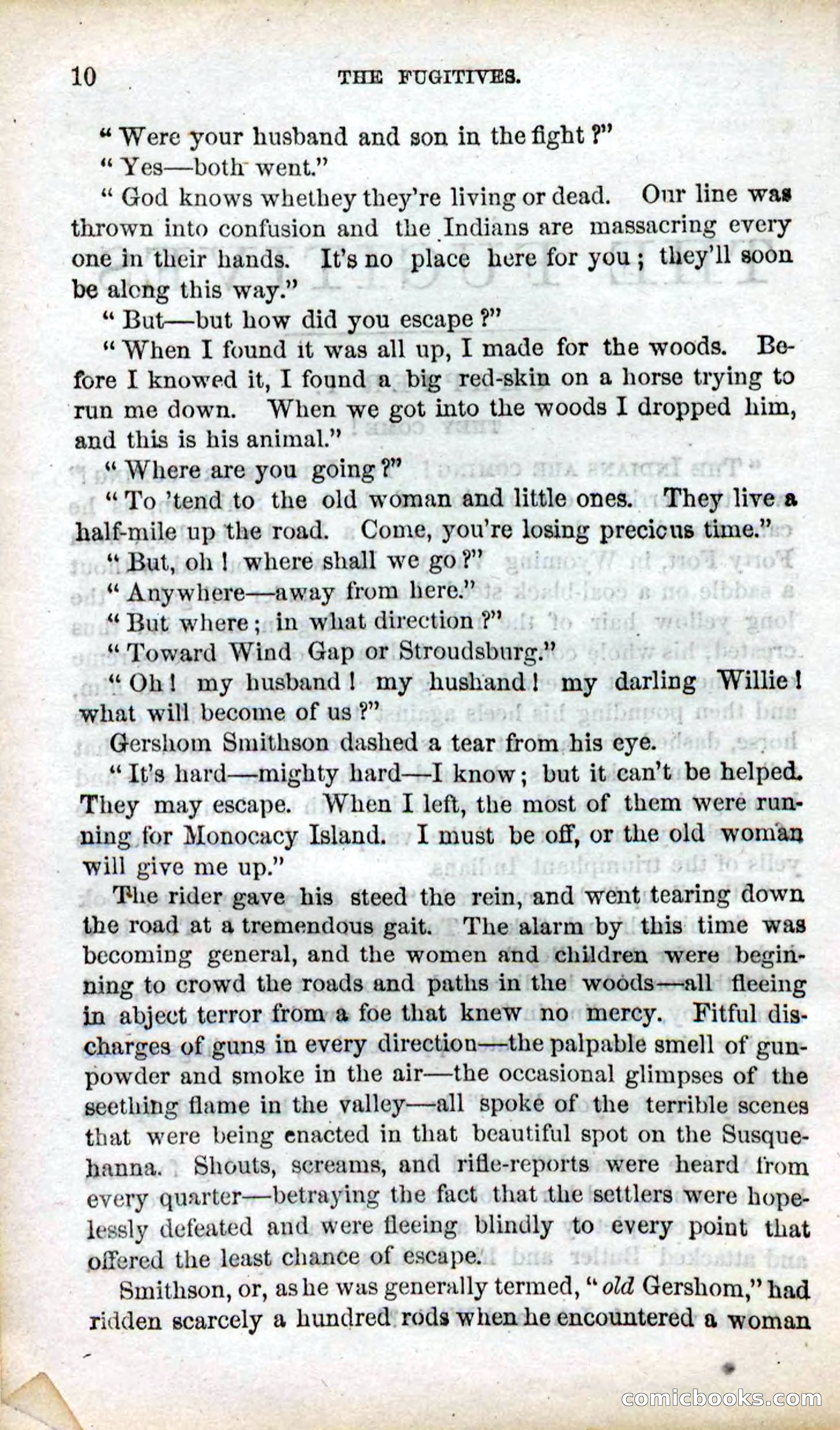 Beadle's Dime Novels No. 85: The Fugitives — page 8 of 100
