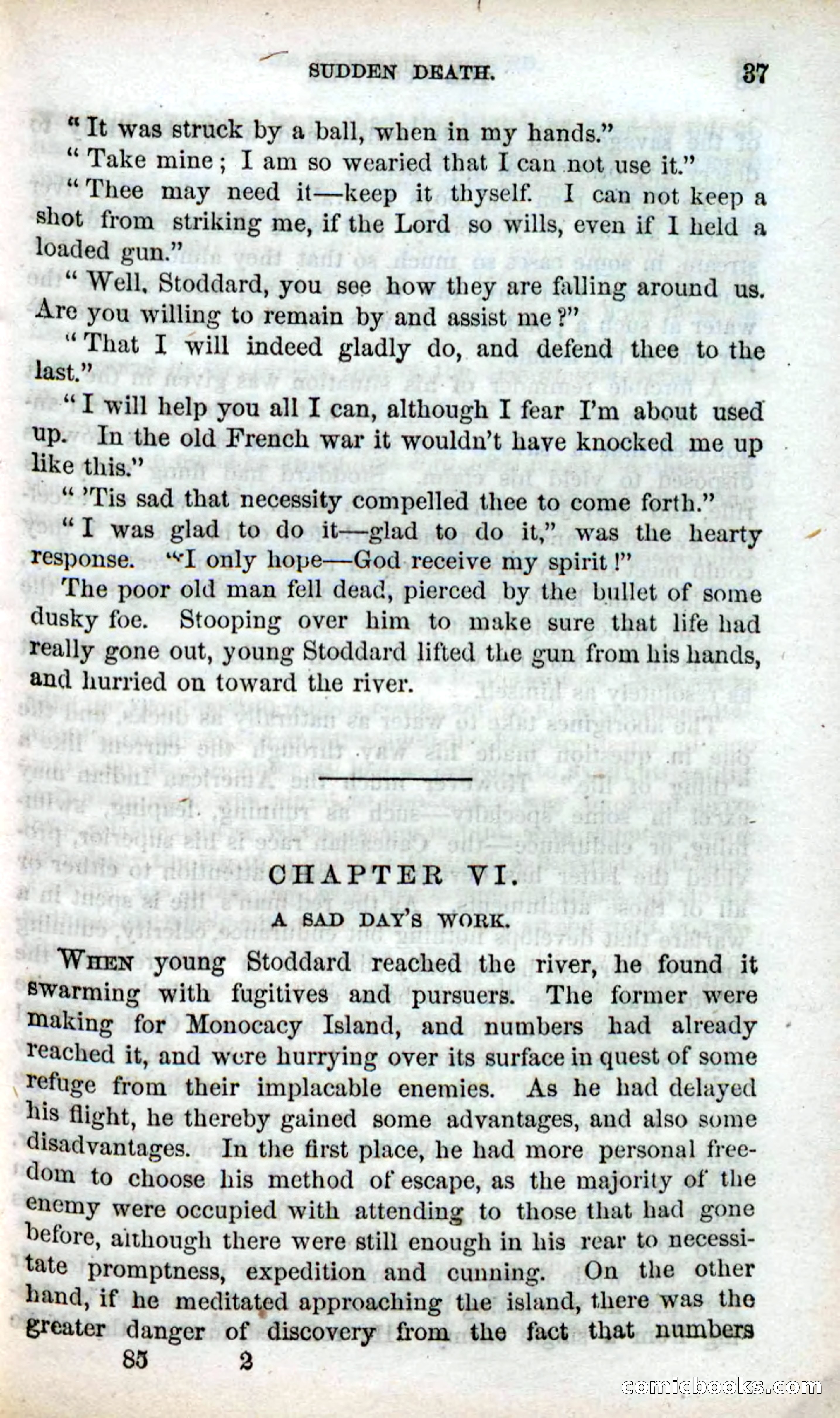 Beadle's Dime Novels No. 85: The Fugitives — page 35 of 100