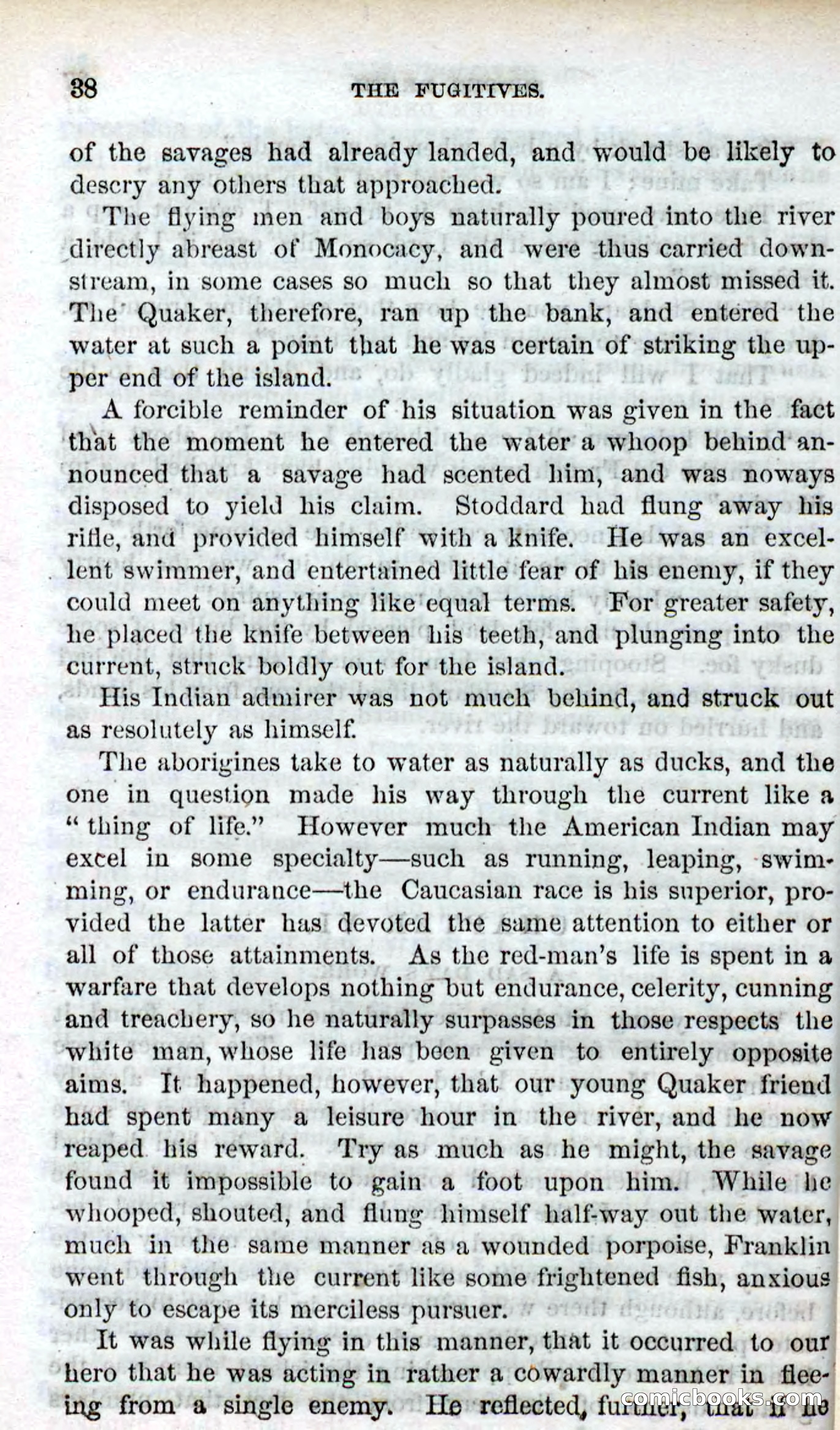 Beadle's Dime Novels No. 85: The Fugitives — page 36 of 100