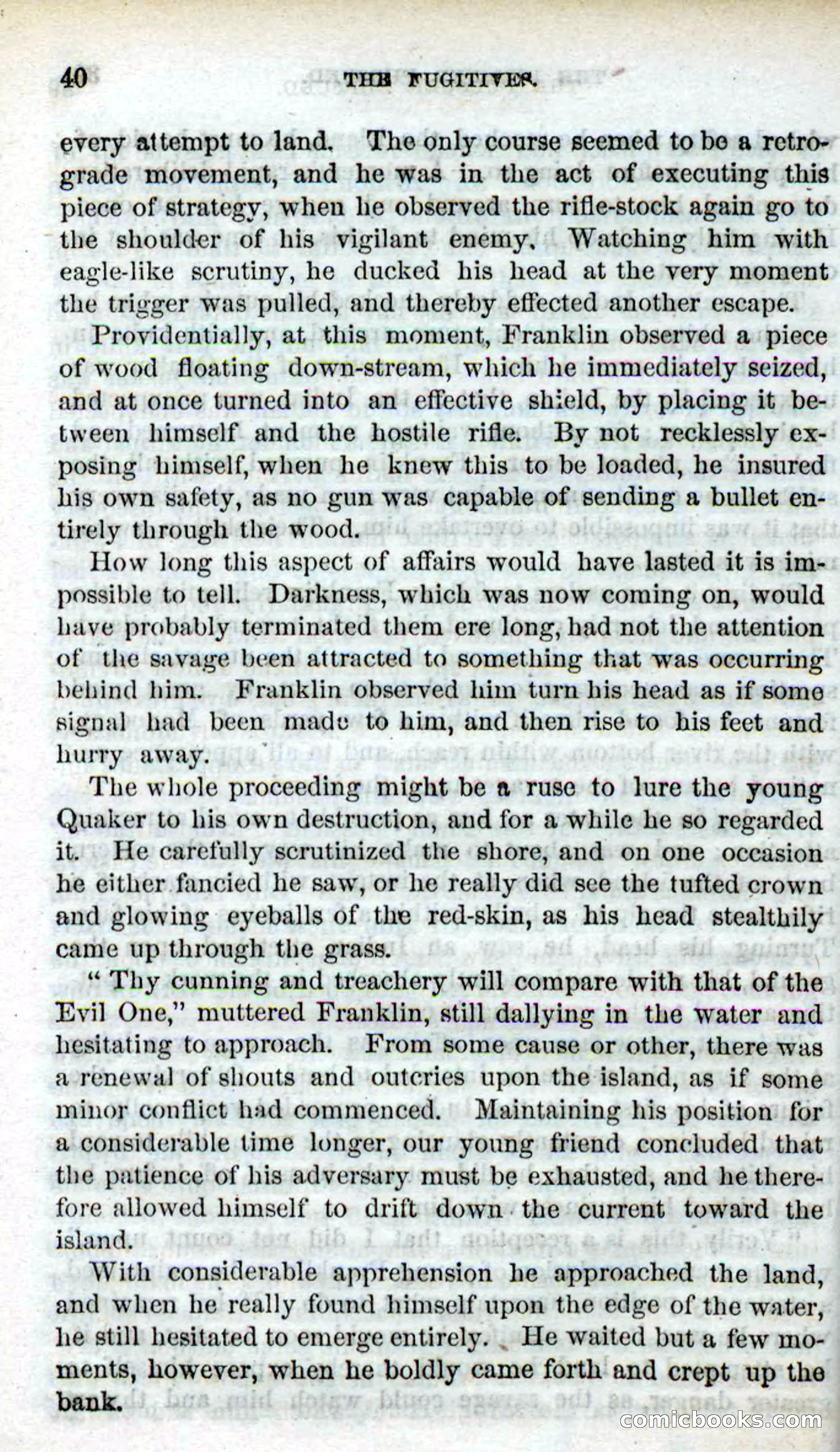 Beadle's Dime Novels No. 85: The Fugitives — page 38 of 100