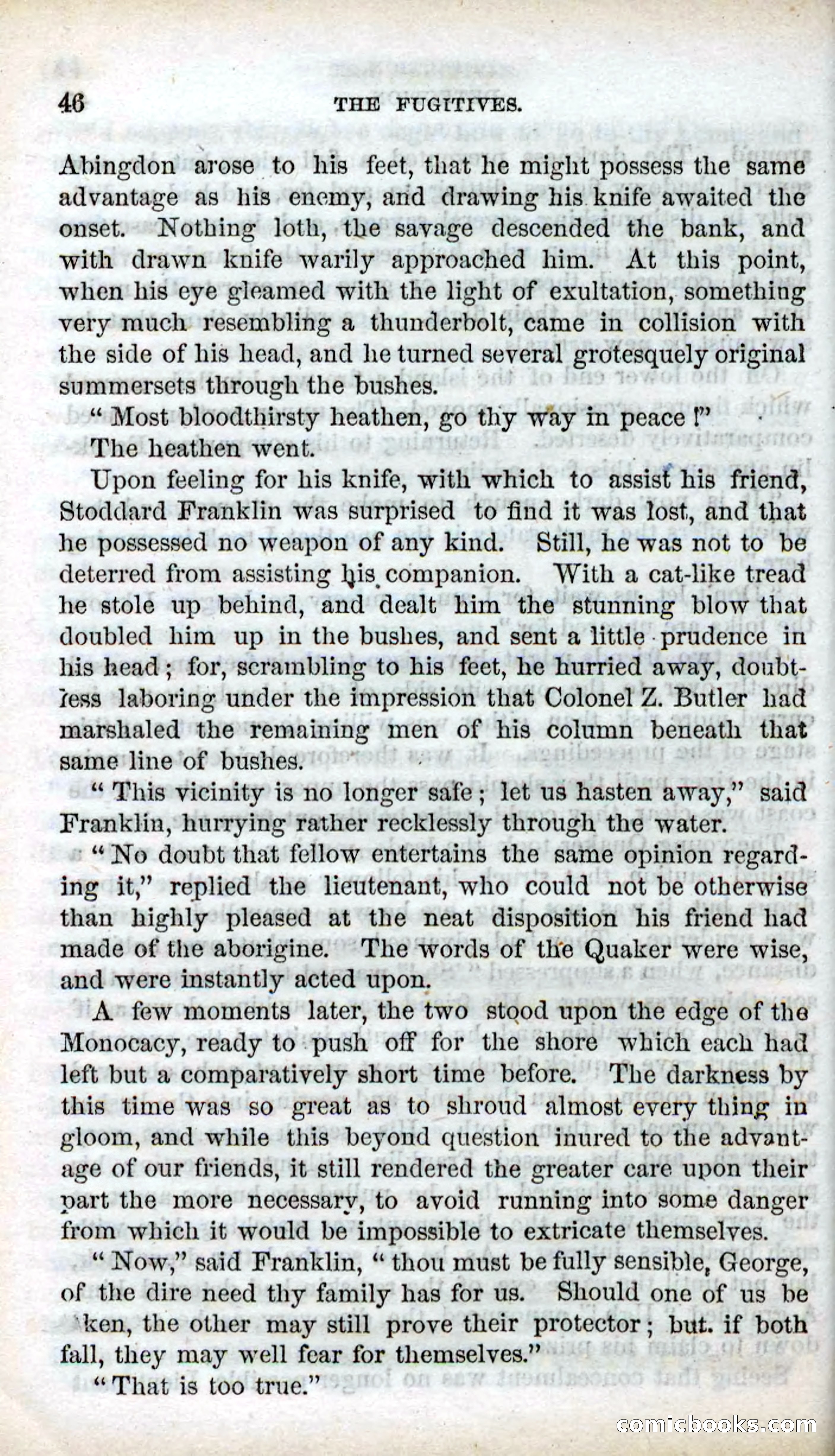 Beadle's Dime Novels No. 85: The Fugitives — page 44 of 100