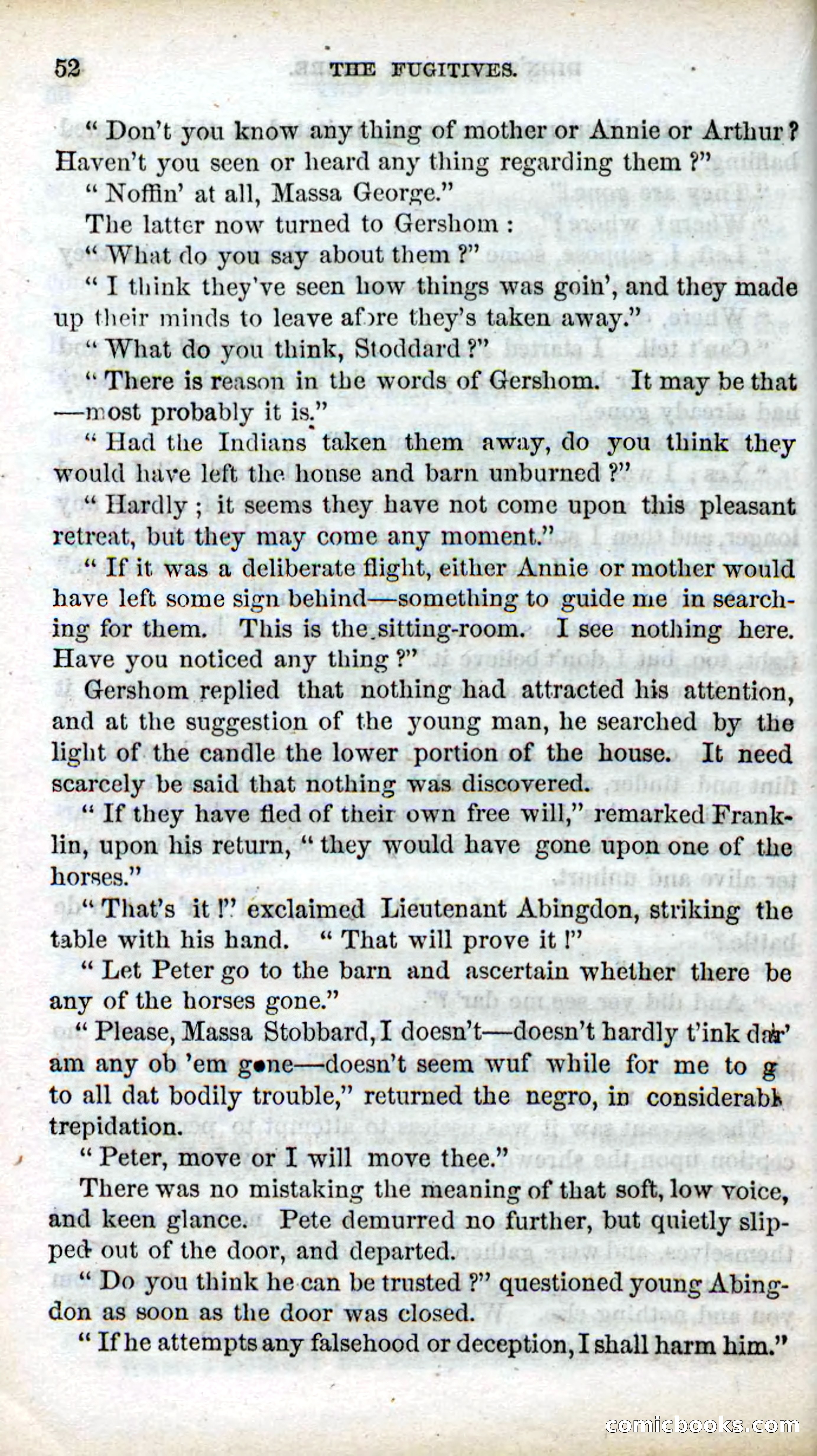 Beadle's Dime Novels No. 85: The Fugitives — page 50 of 100