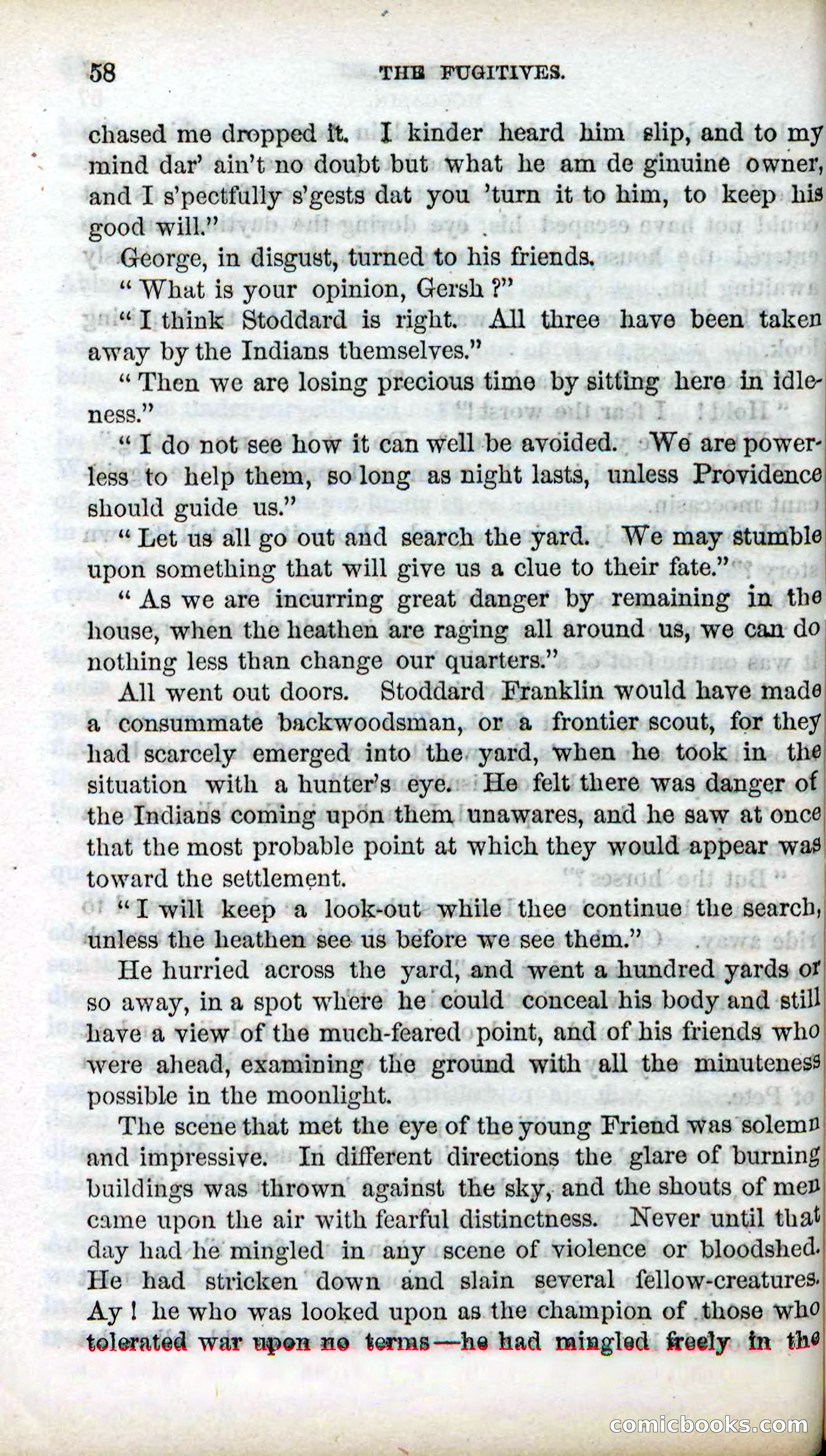 Beadle's Dime Novels No. 85: The Fugitives — page 56 of 100