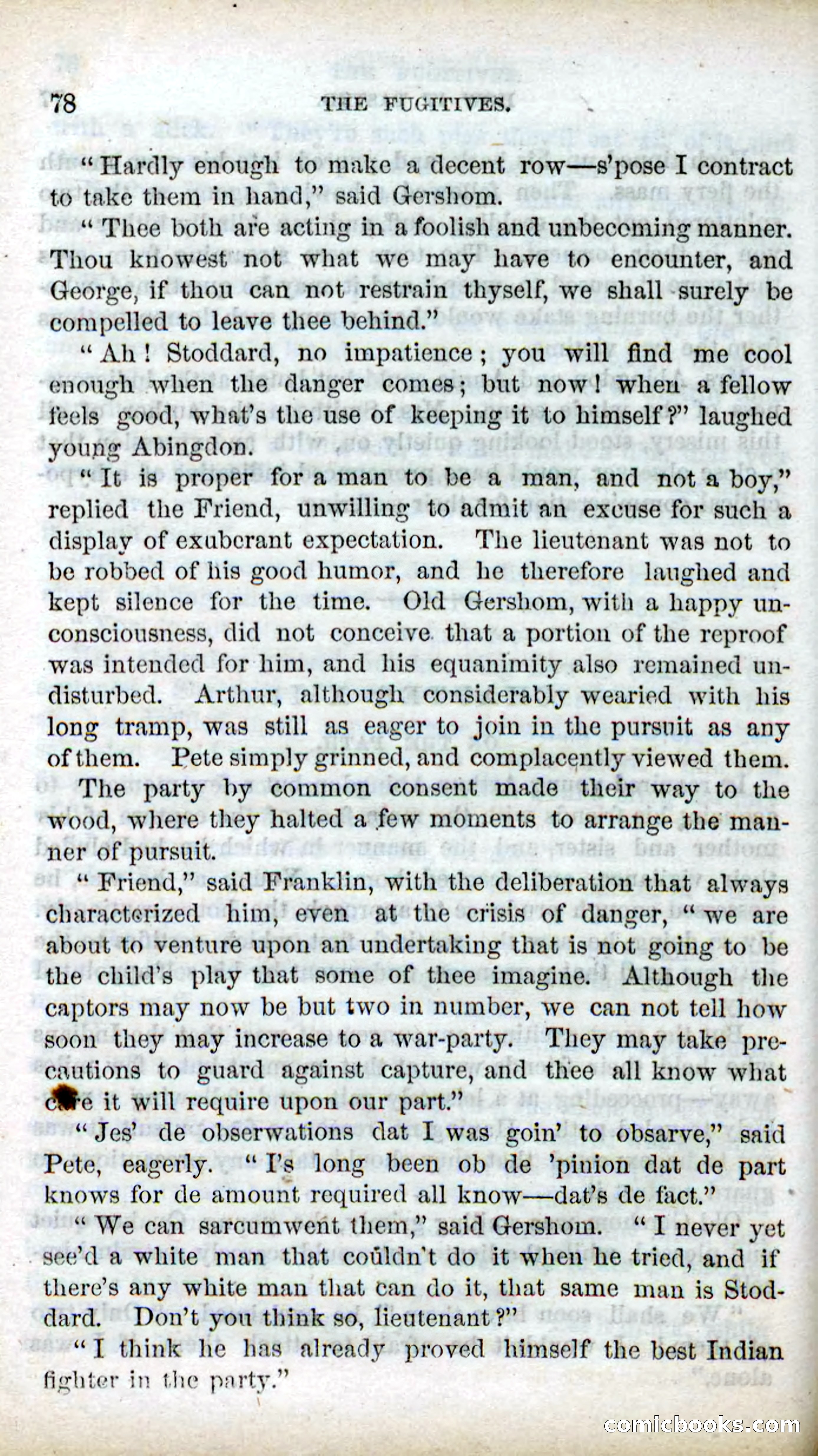 Beadle's Dime Novels No. 85: The Fugitives — page 76 of 100