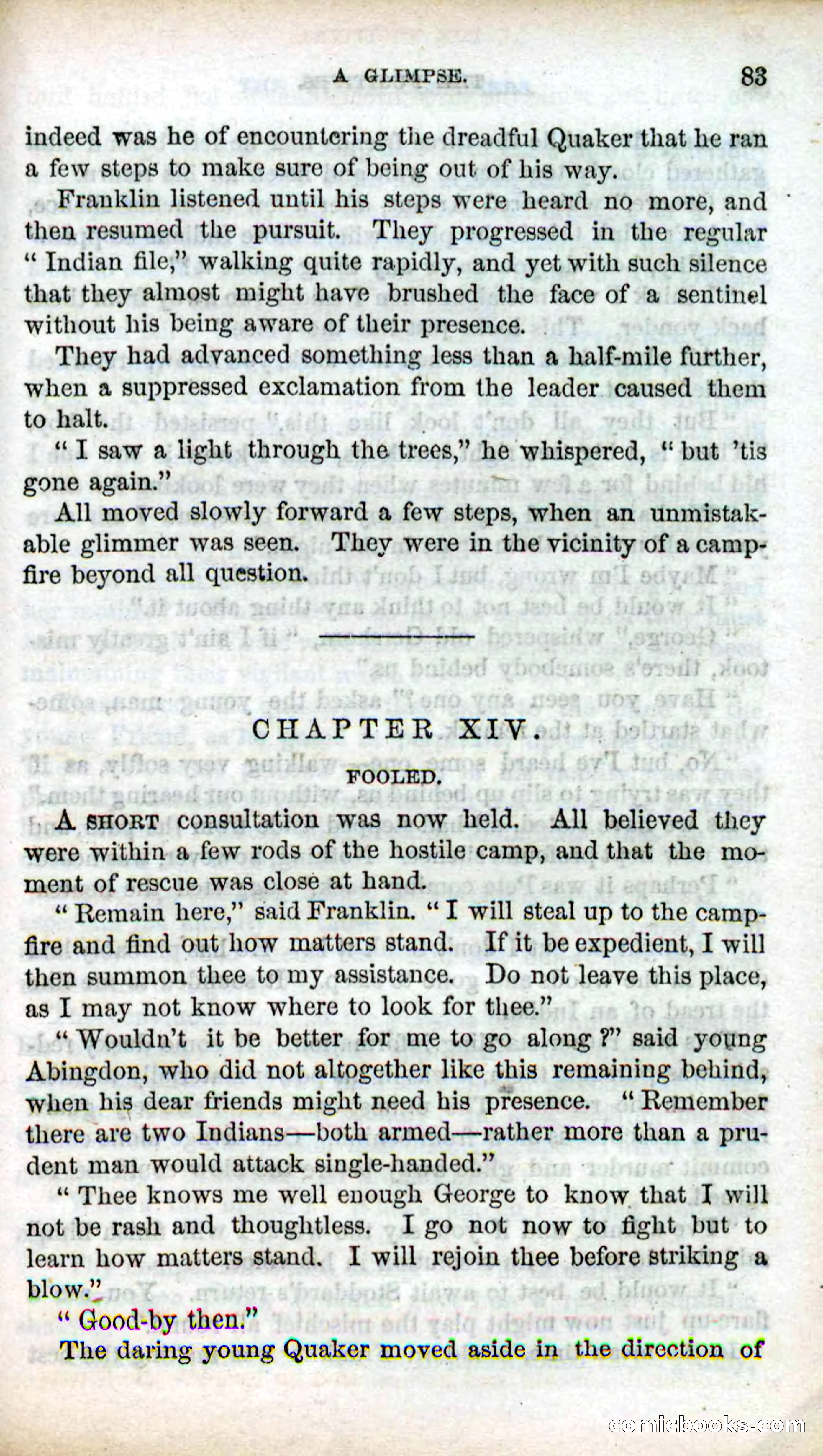 Beadle's Dime Novels No. 85: The Fugitives — page 81 of 100