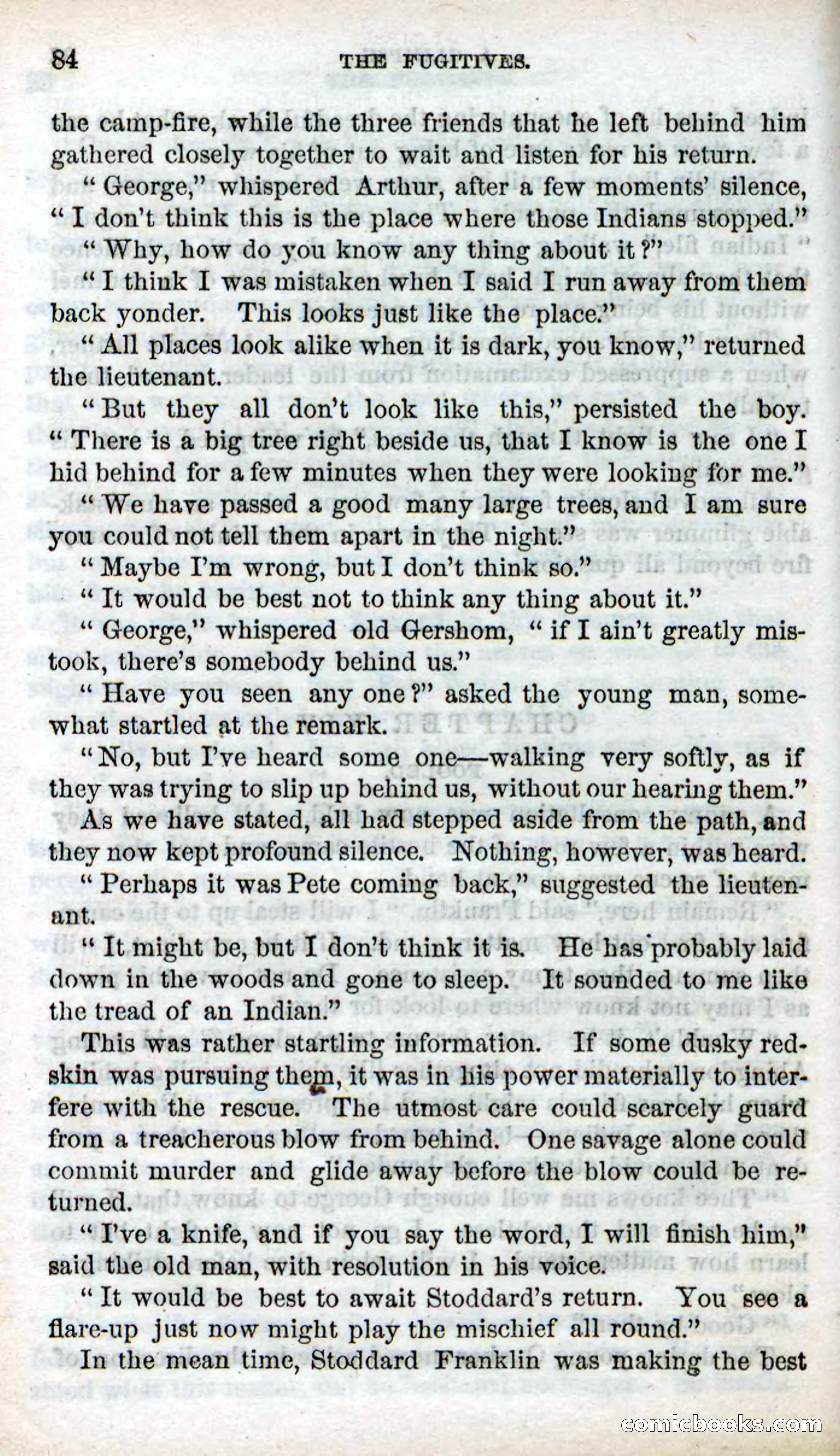 Beadle's Dime Novels No. 85: The Fugitives — page 82 of 100