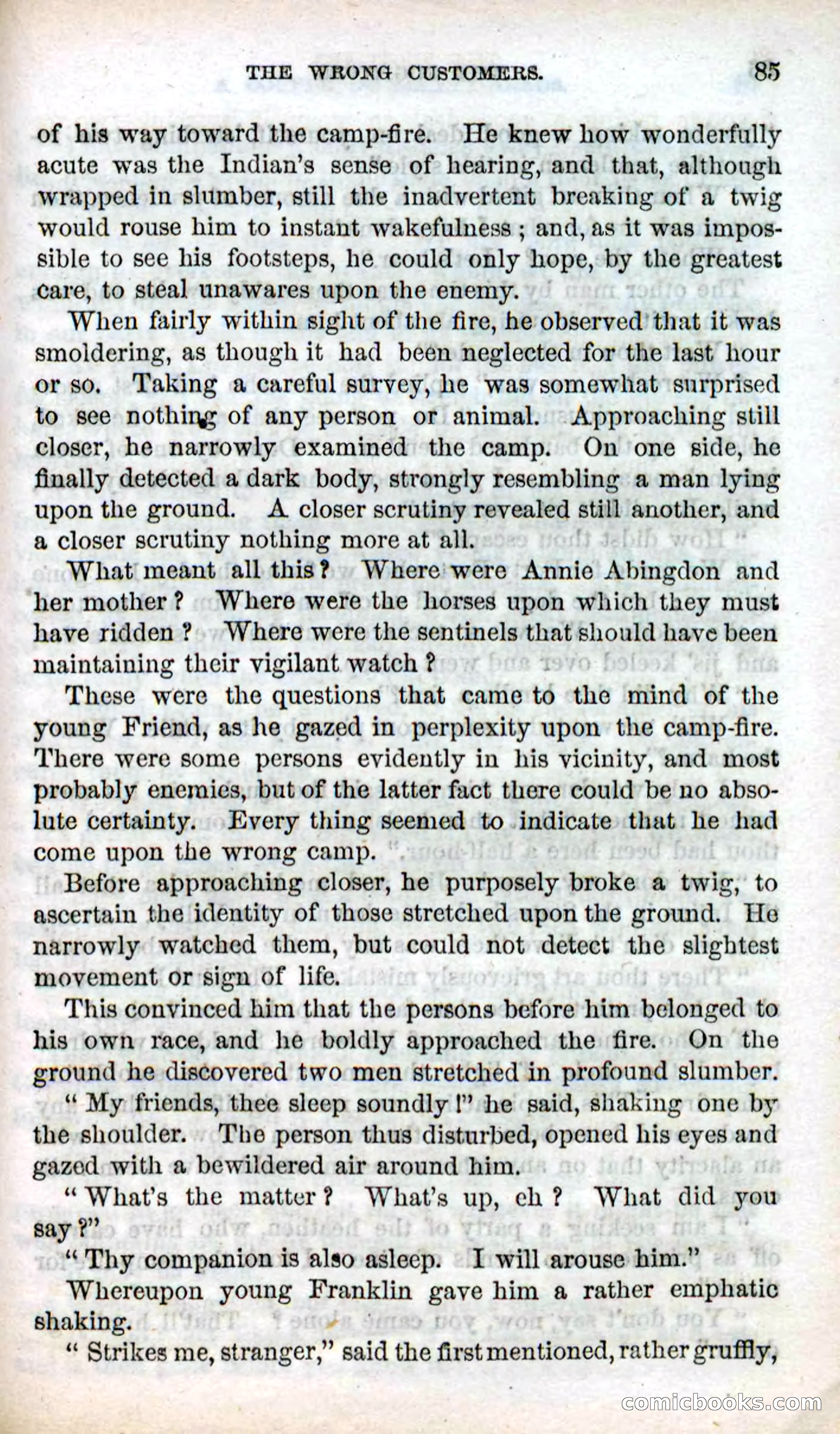 Beadle's Dime Novels No. 85: The Fugitives — page 83 of 100