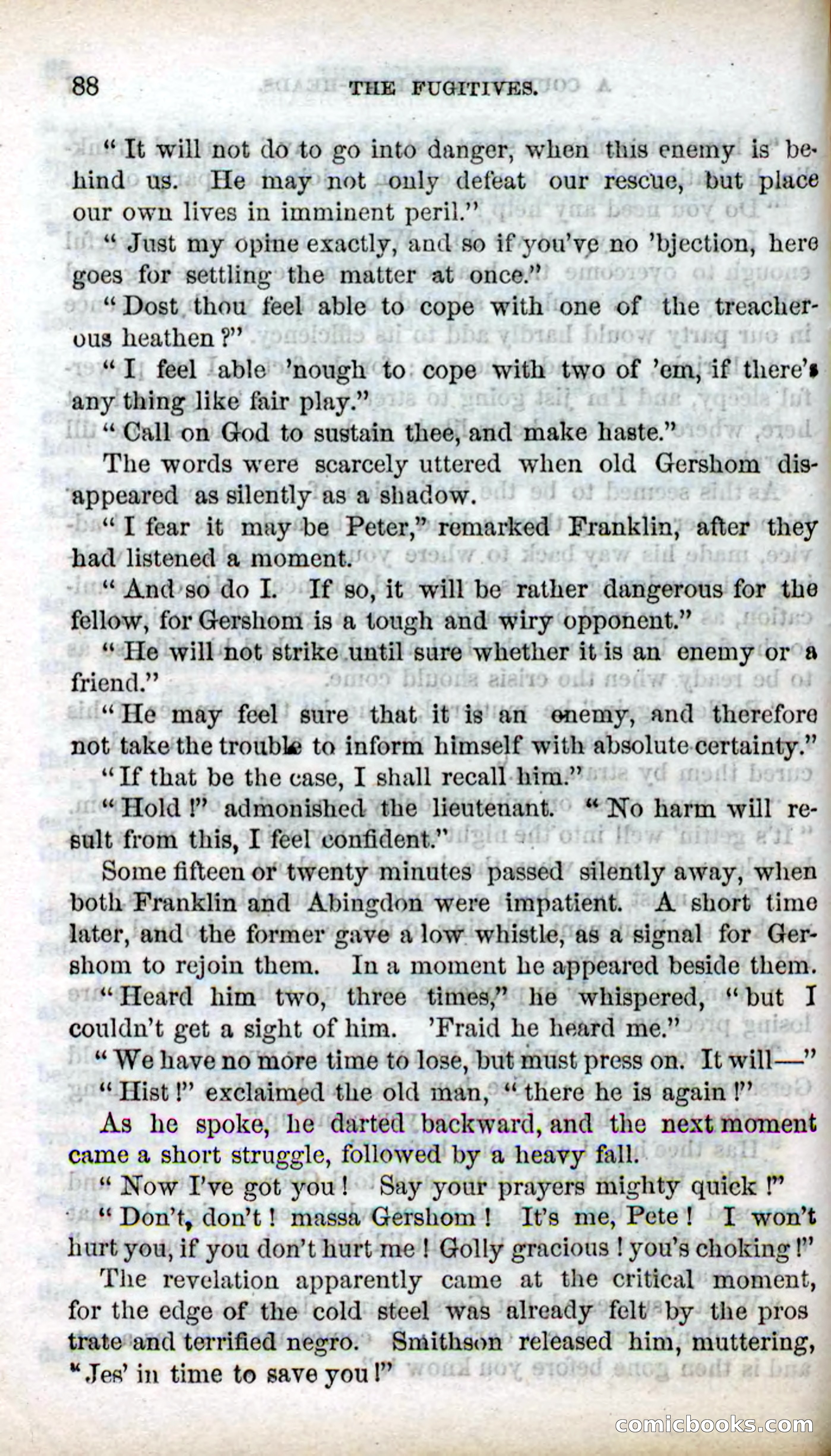 Beadle's Dime Novels No. 85: The Fugitives — page 86 of 100