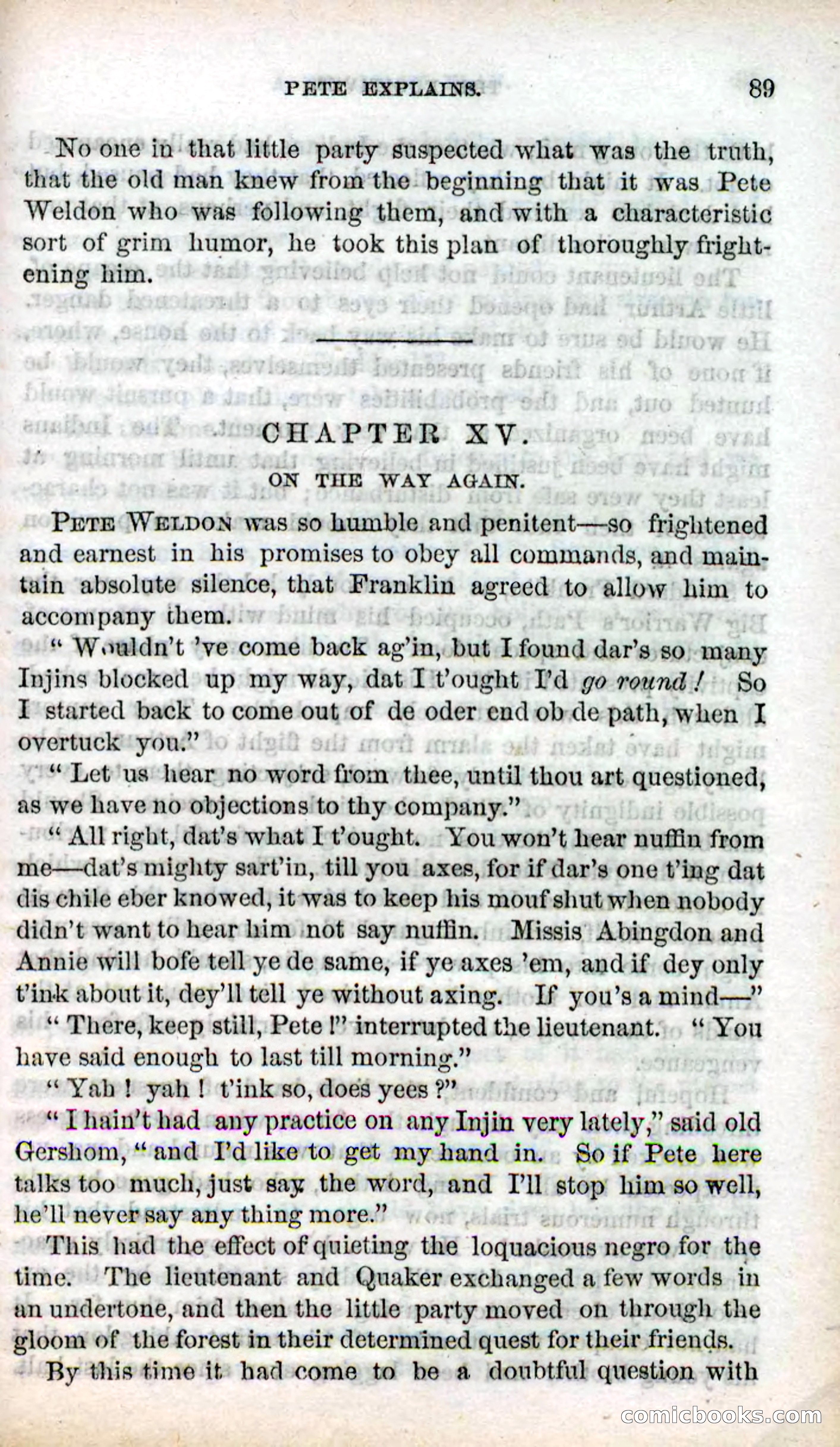 Beadle's Dime Novels No. 85: The Fugitives — page 87 of 100