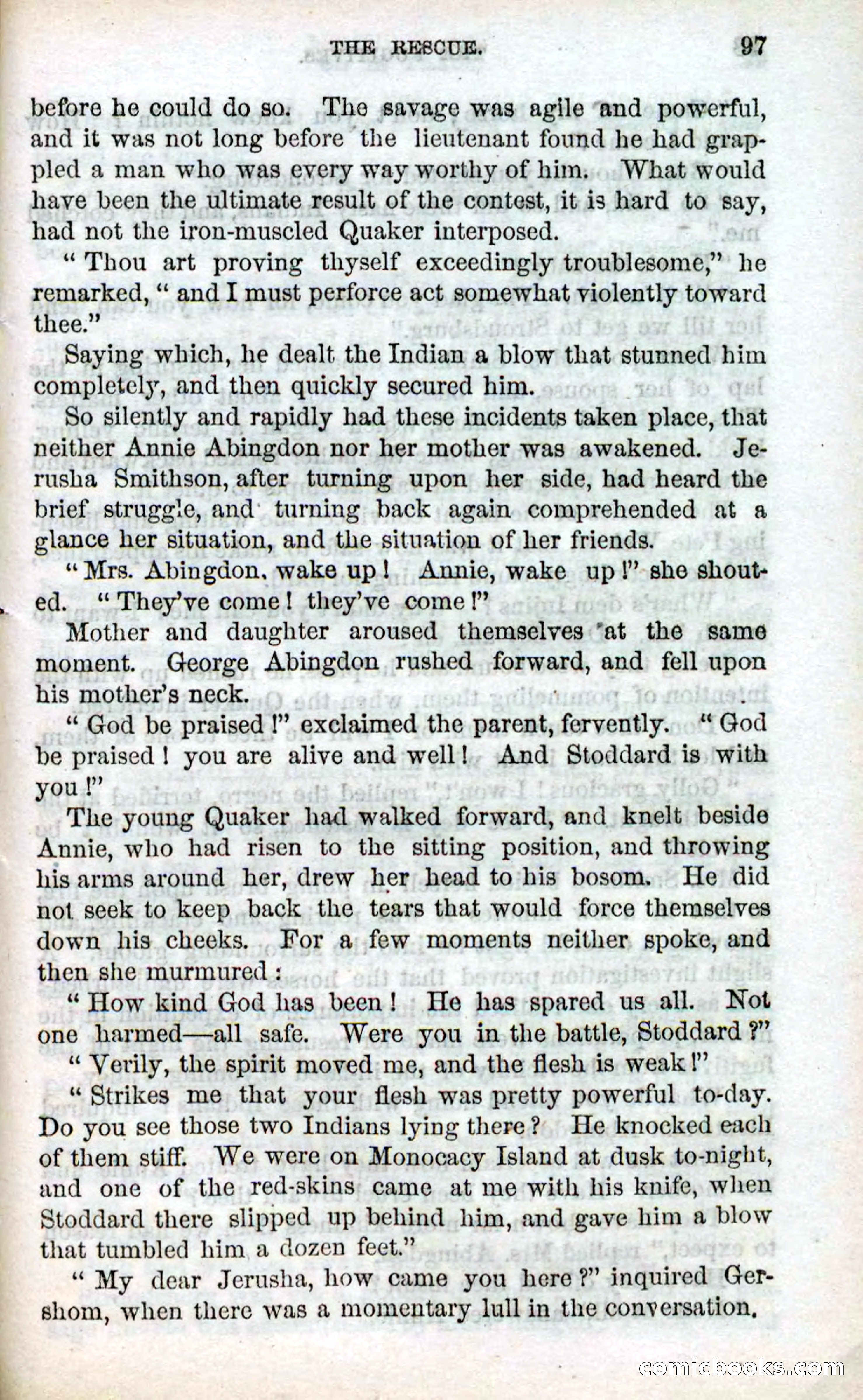 Beadle's Dime Novels No. 85: The Fugitives — page 95 of 100