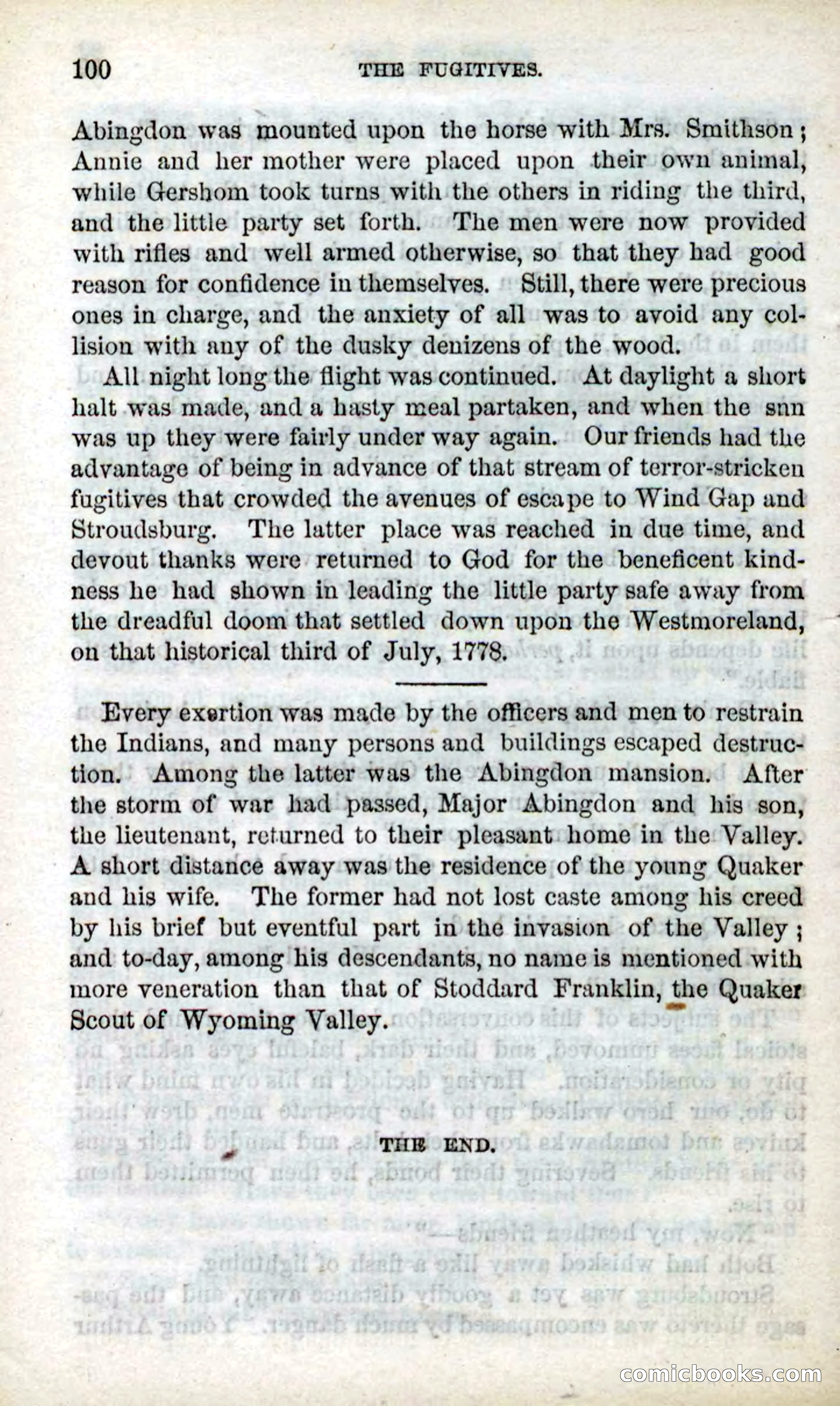Beadle's Dime Novels No. 85: The Fugitives — page 98 of 100