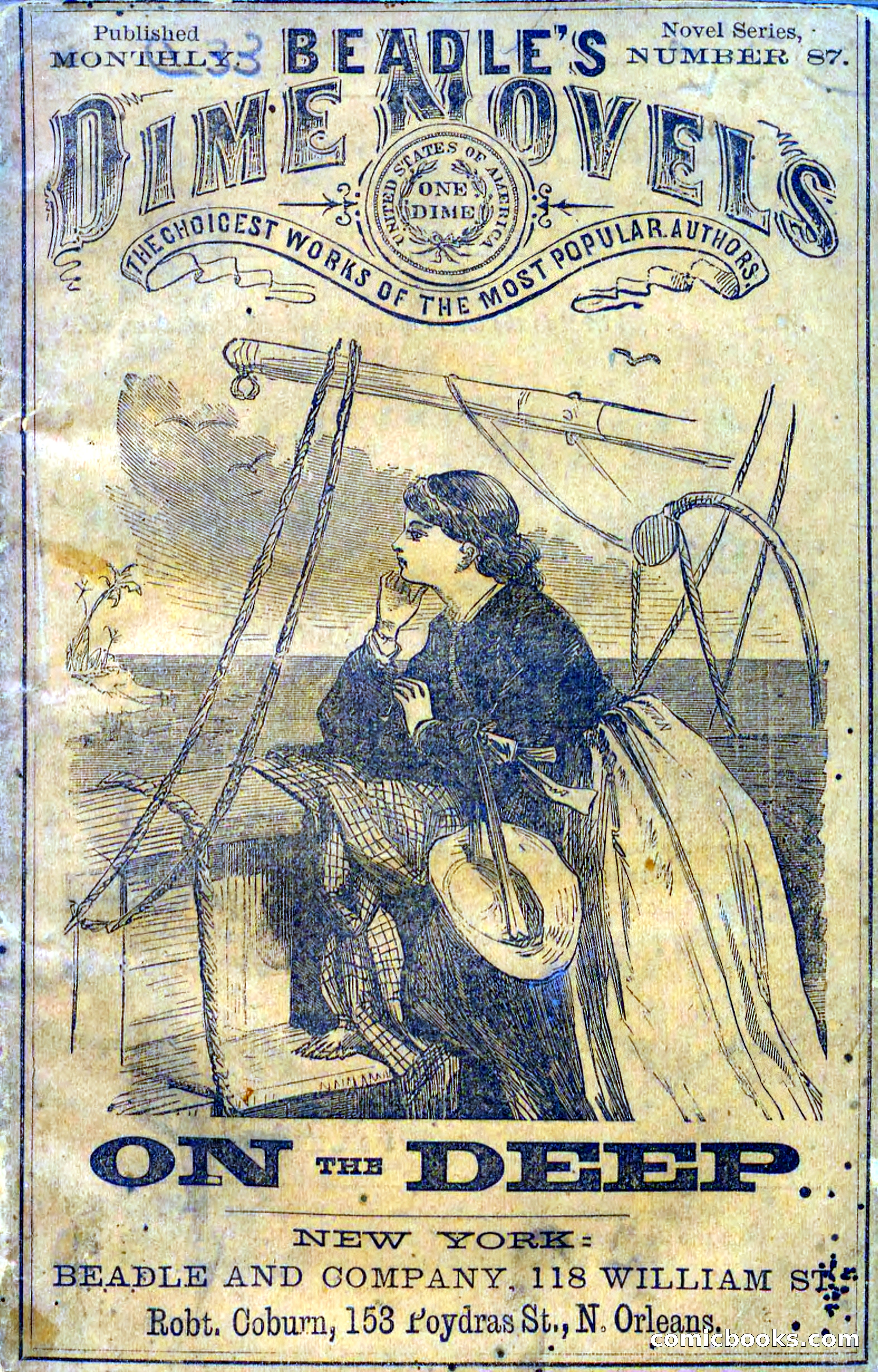 Beadle's Dime Novels No. 87: On the Deep