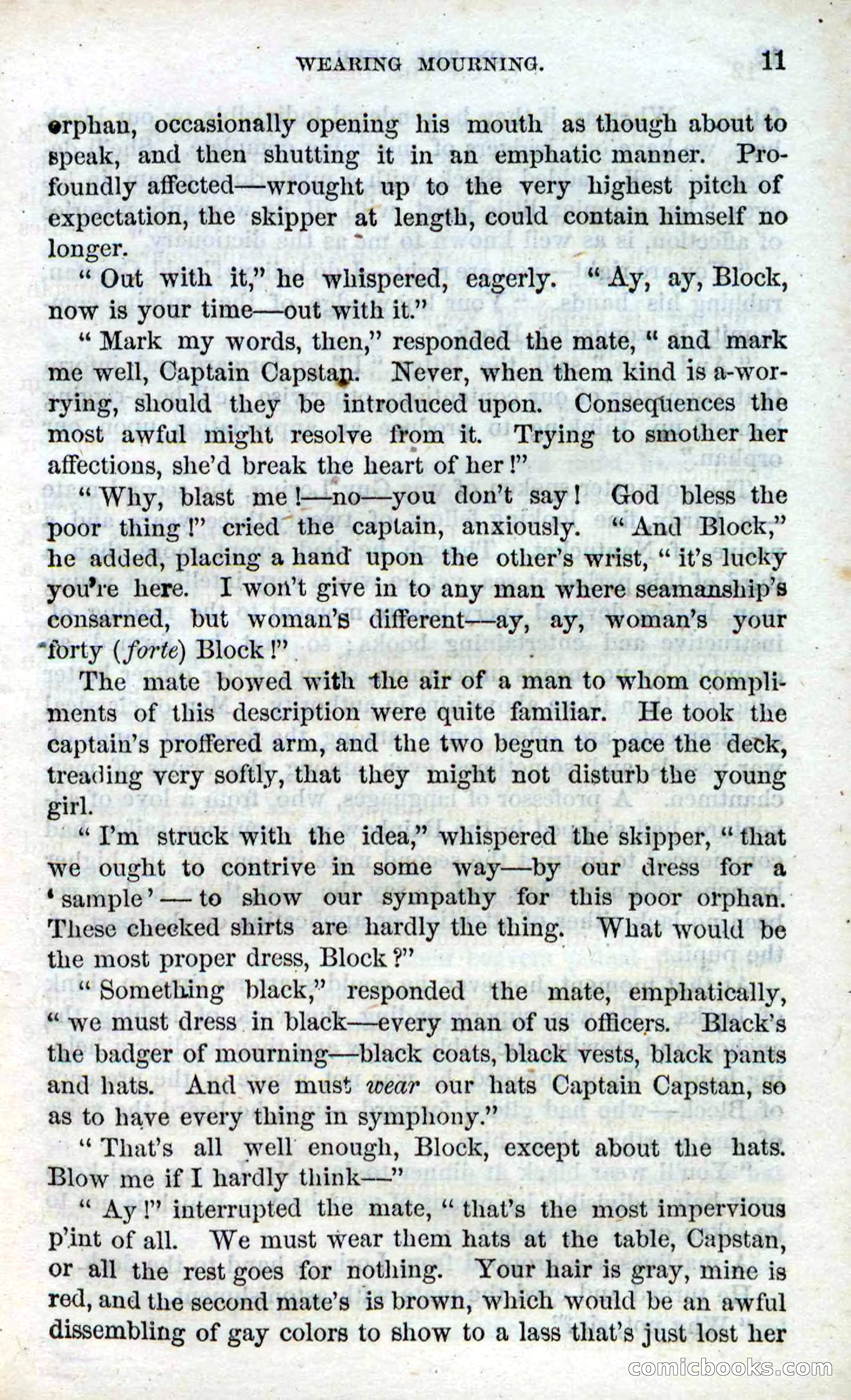 Beadle's Dime Novels No. 87: On the Deep — page 9 of 116