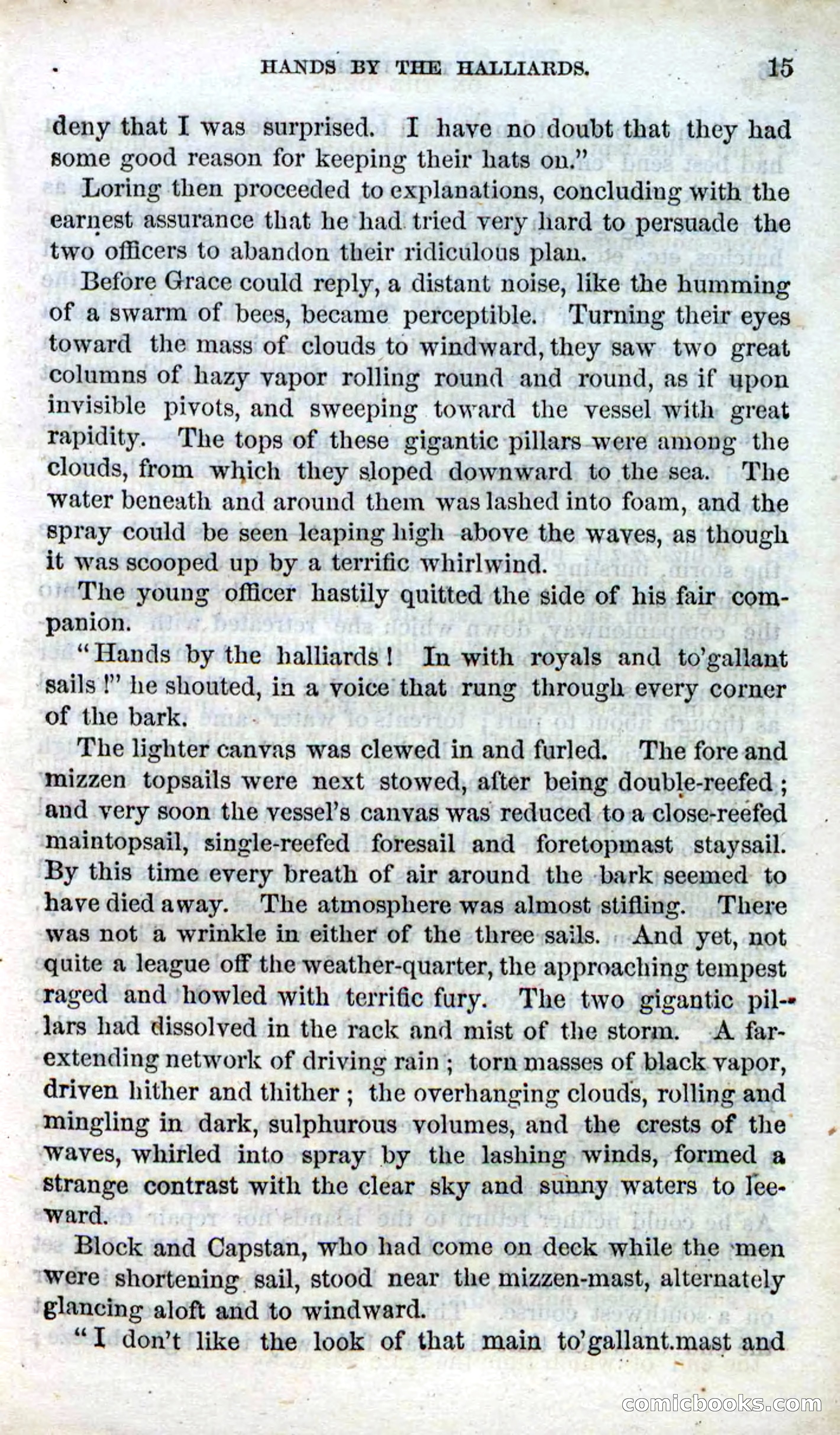 Beadle's Dime Novels No. 87: On the Deep — page 13 of 116