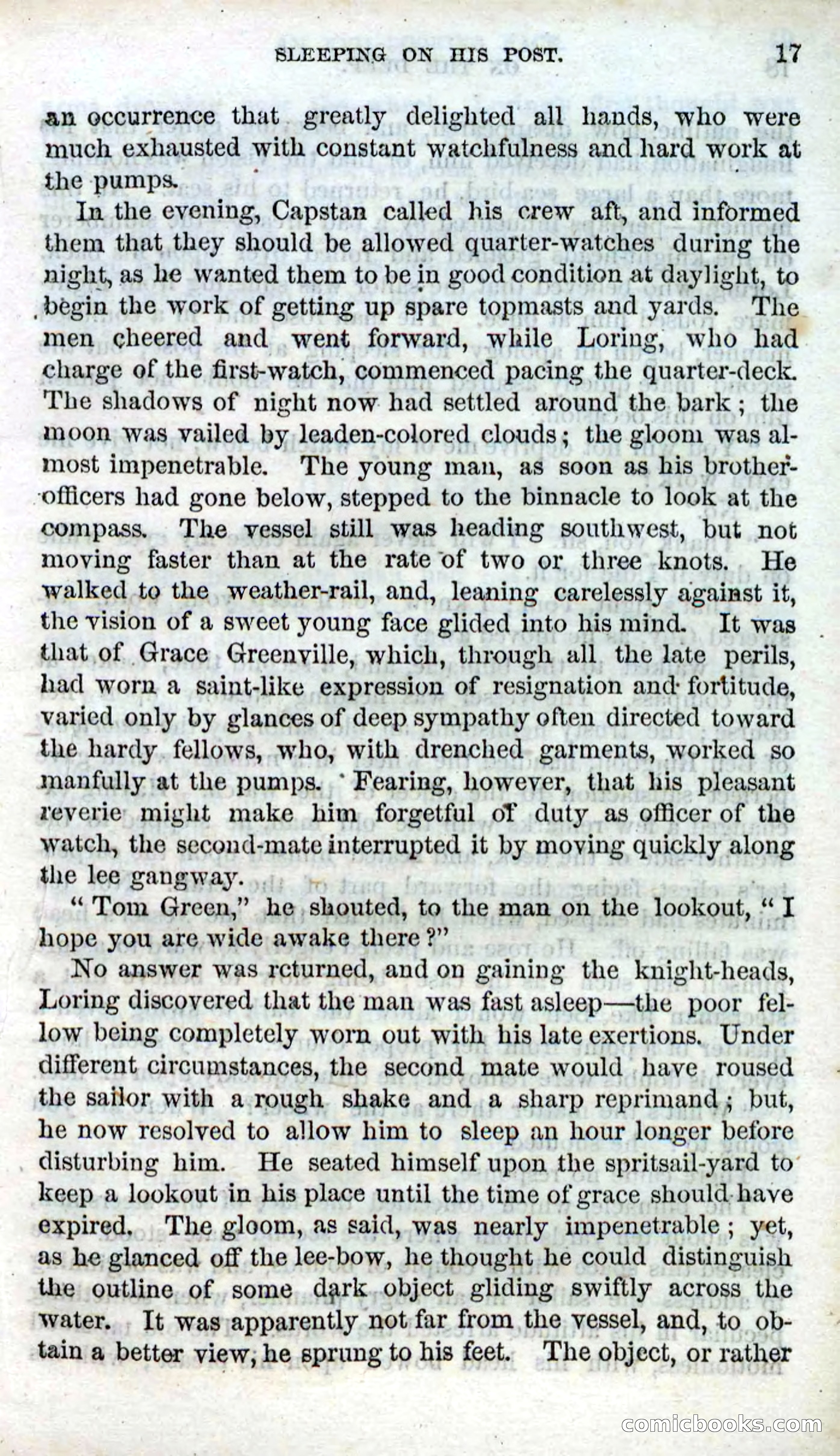 Beadle's Dime Novels No. 87: On the Deep — page 15 of 116
