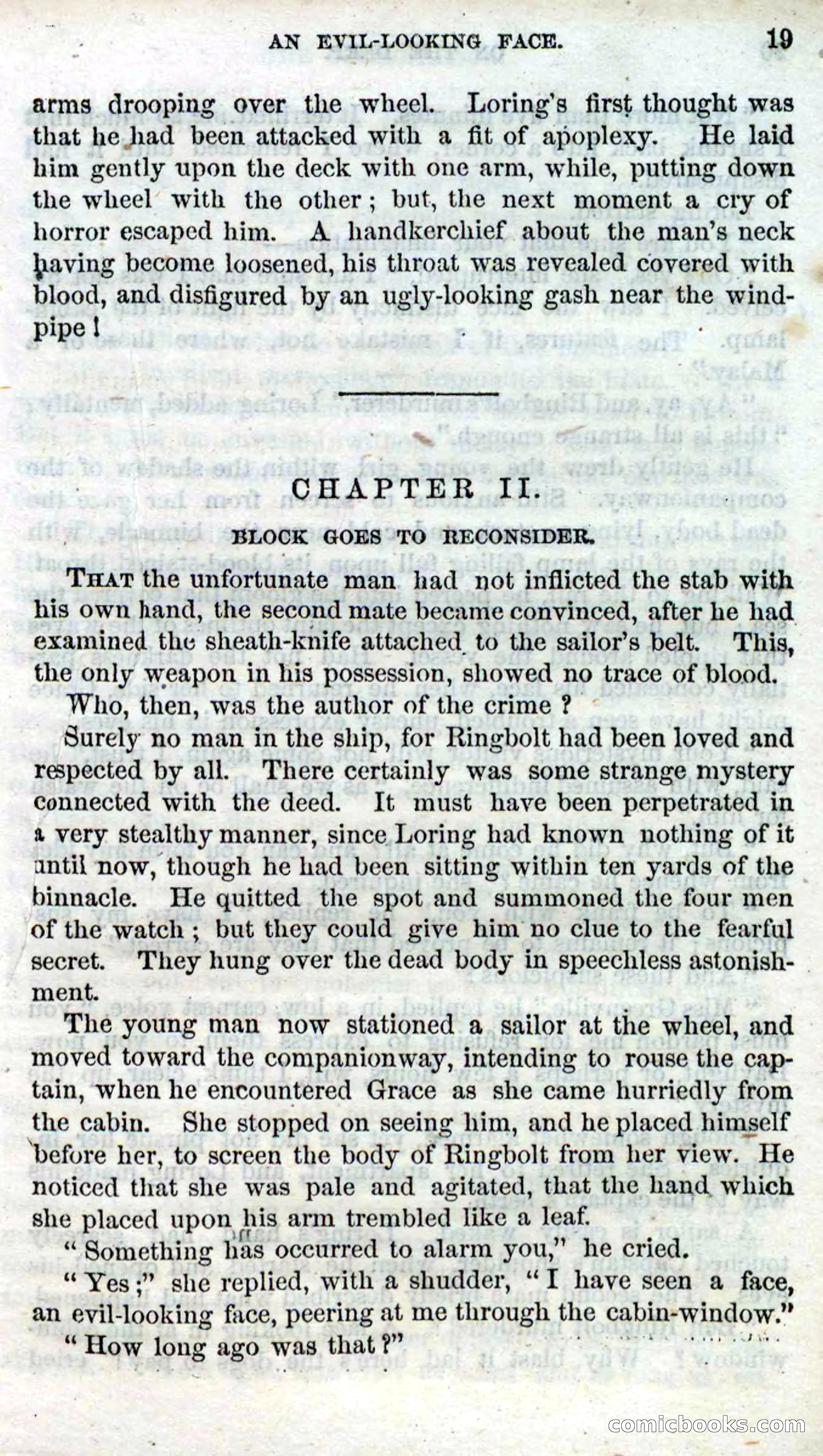 Beadle's Dime Novels No. 87: On the Deep — page 17 of 116