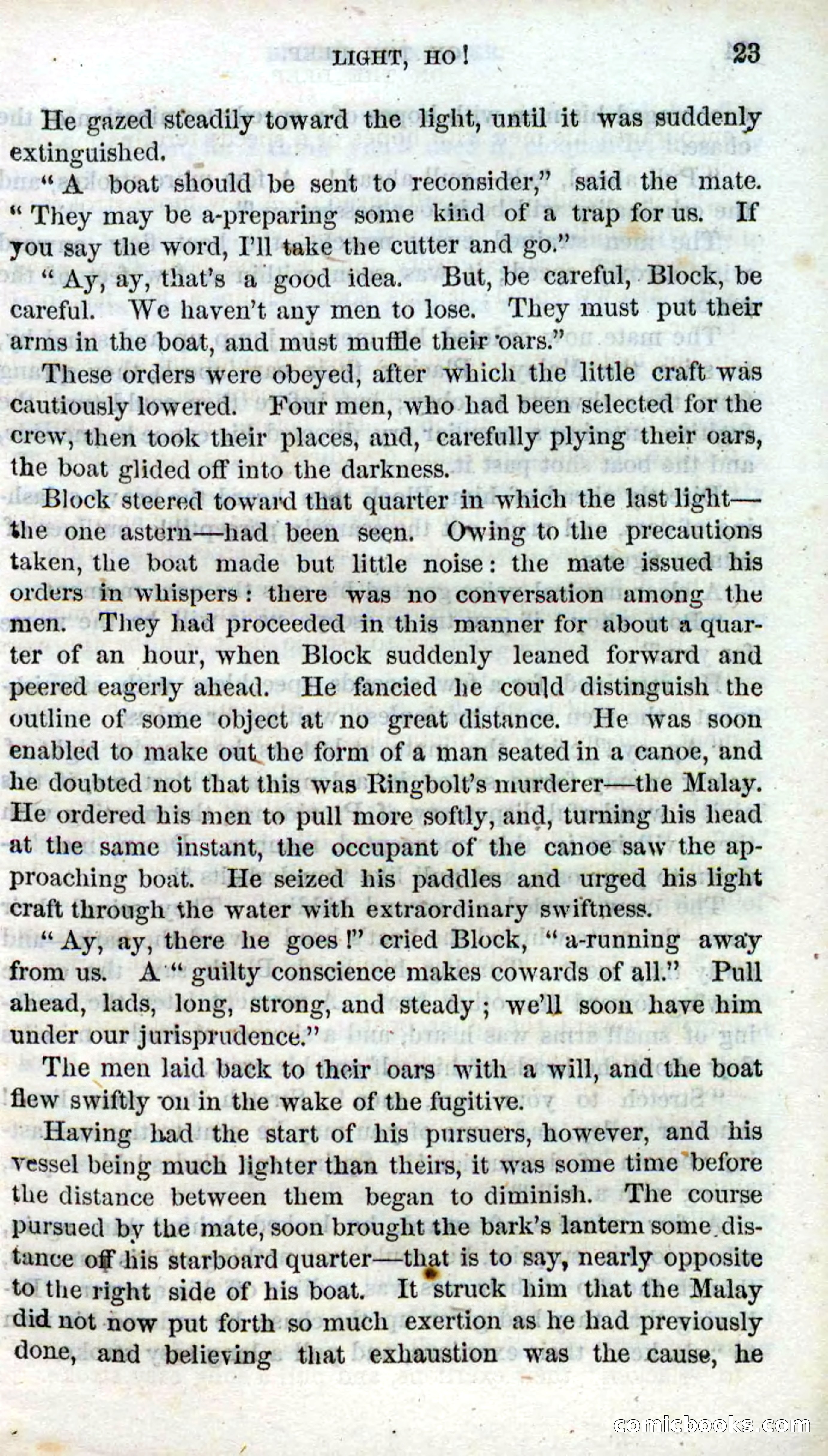 Beadle's Dime Novels No. 87: On the Deep — page 21 of 116