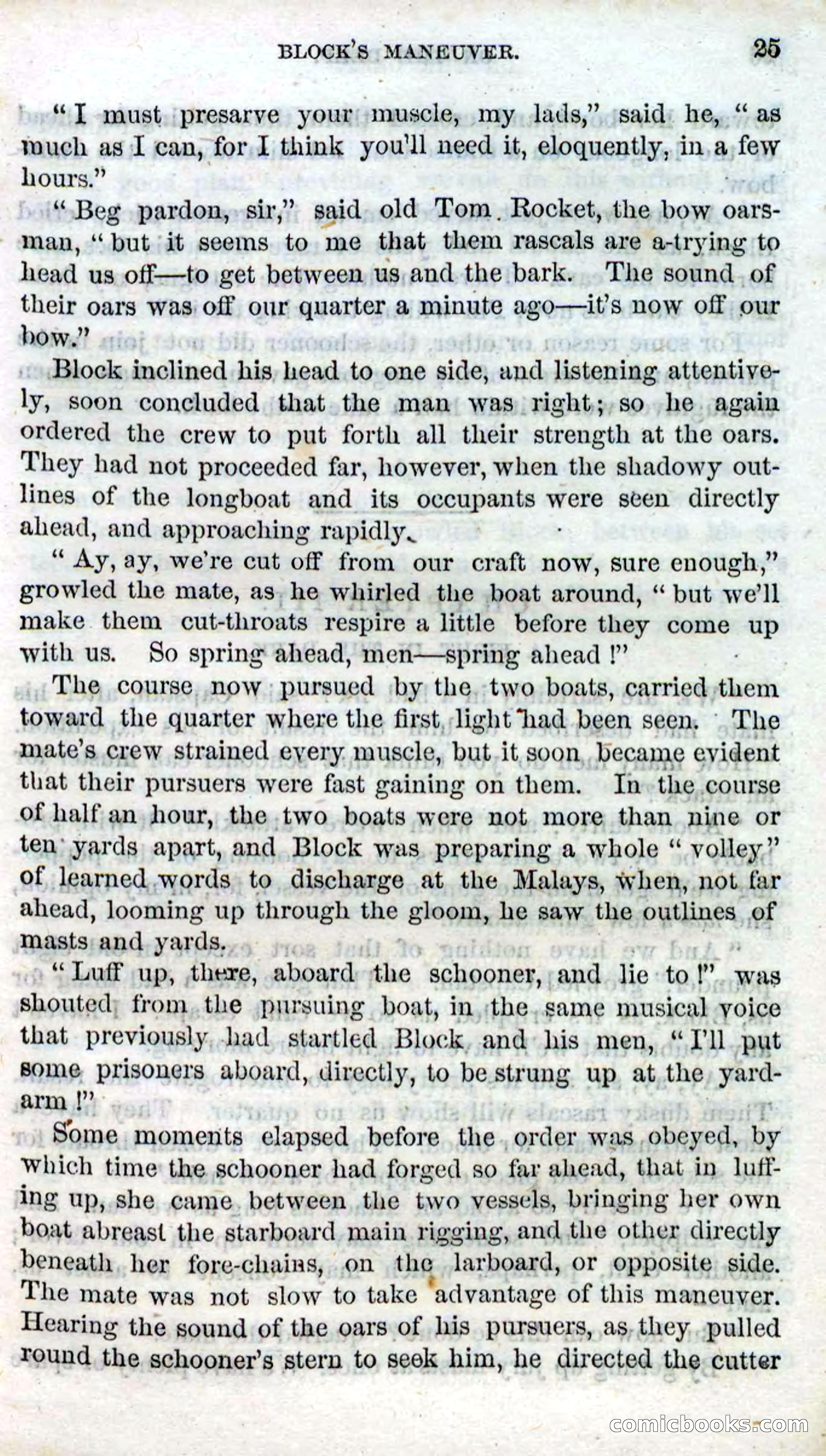 Beadle's Dime Novels No. 87: On the Deep — page 23 of 116
