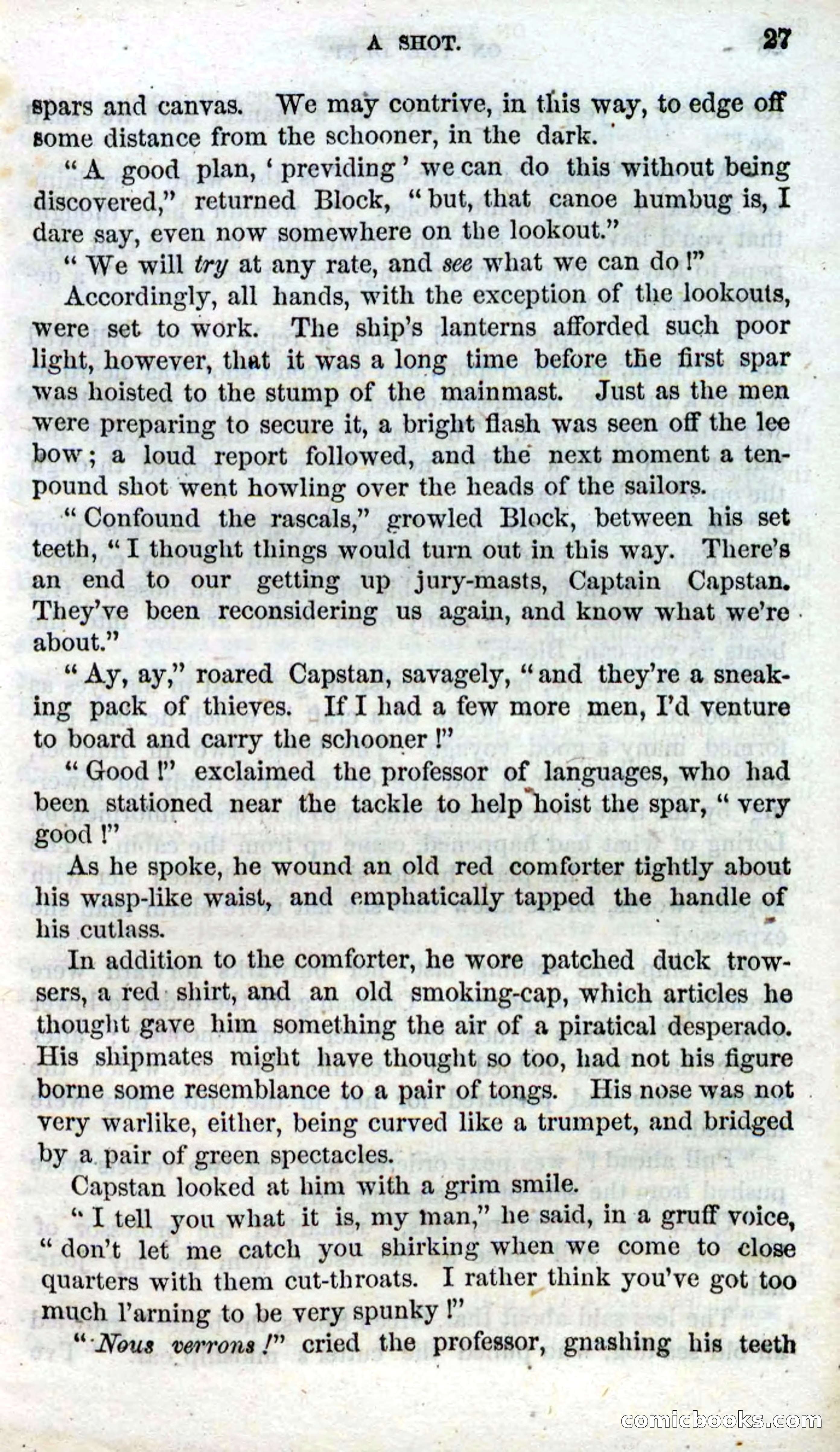 Beadle's Dime Novels No. 87: On the Deep — page 25 of 116