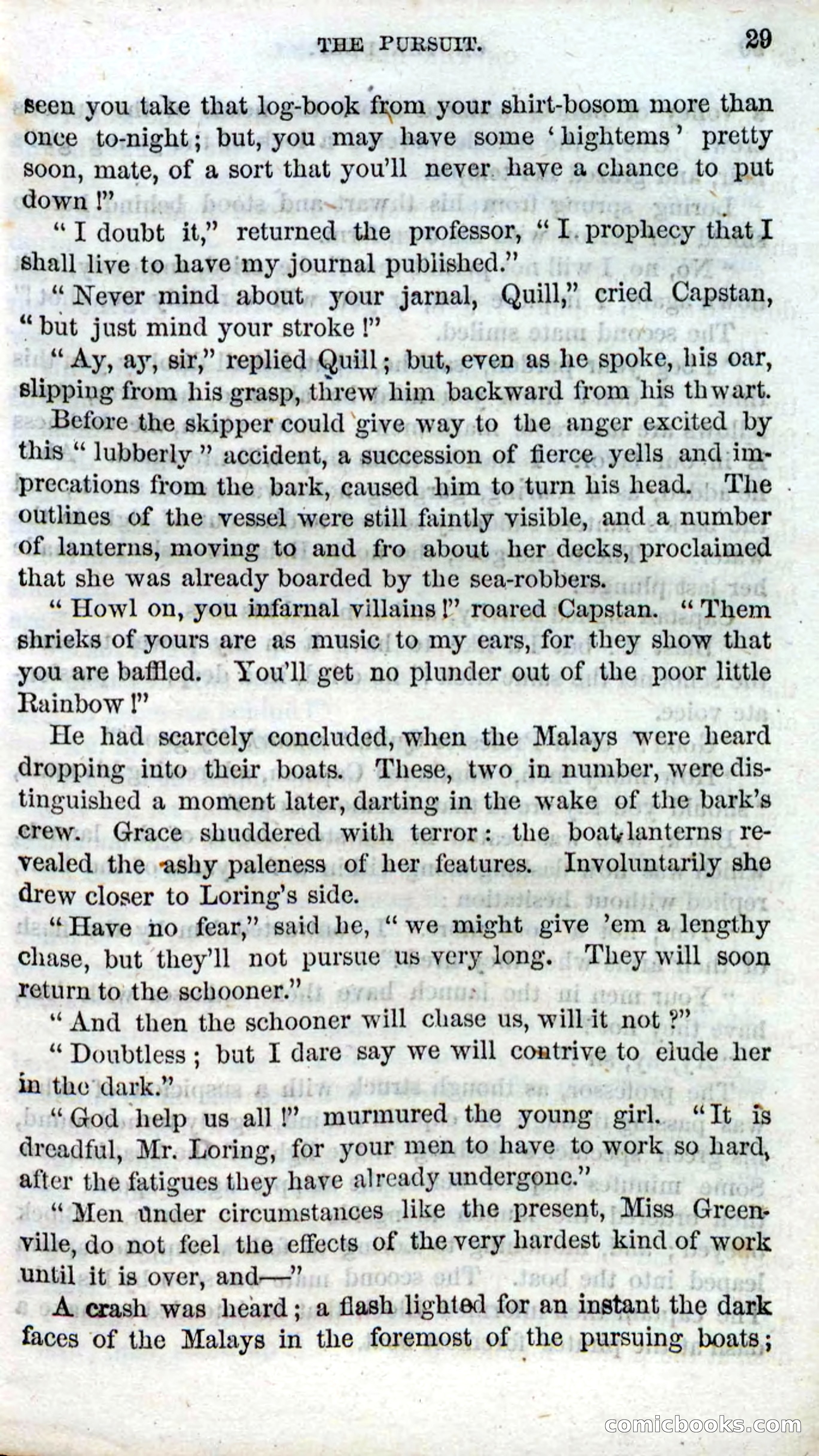 Beadle's Dime Novels No. 87: On the Deep — page 27 of 116